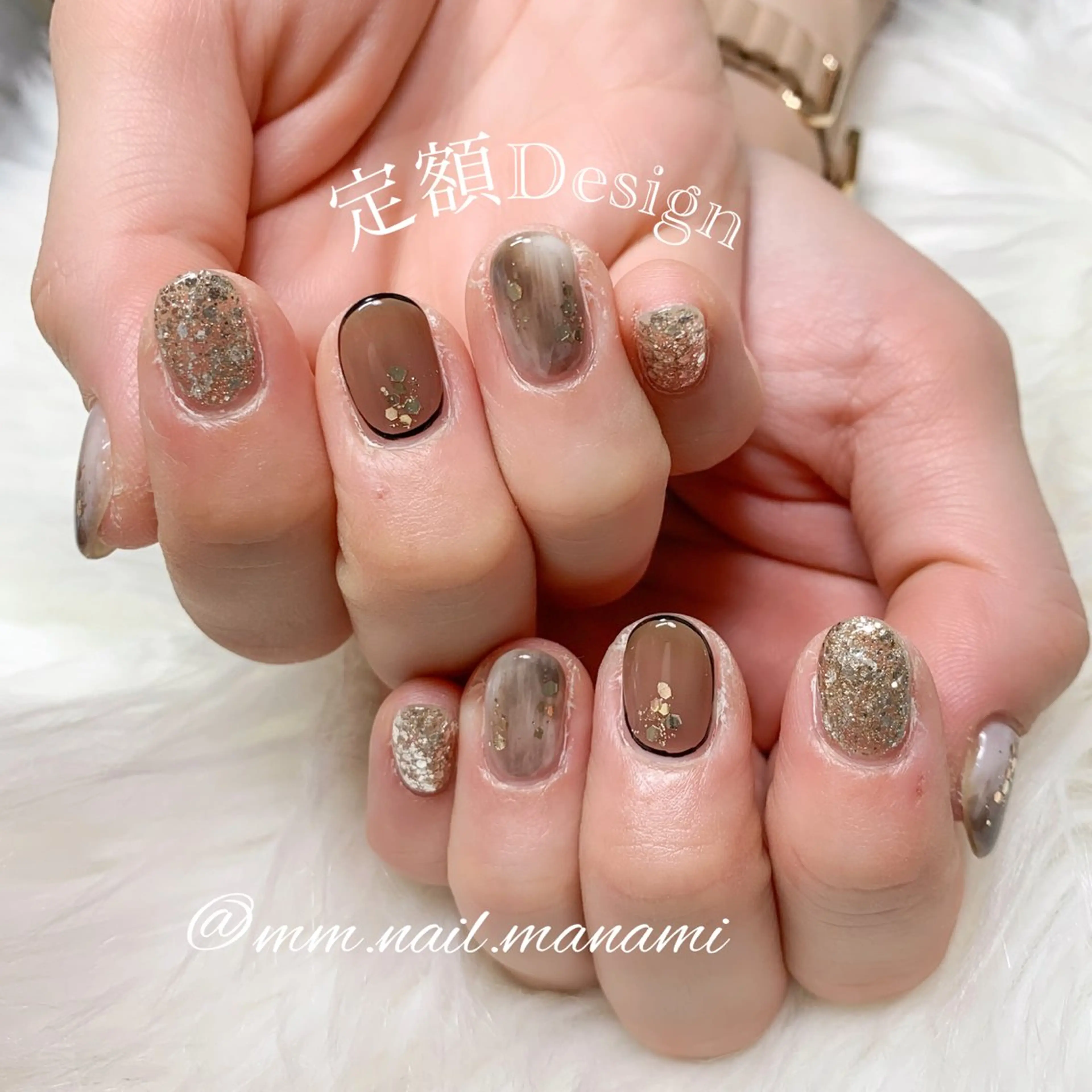ネイル 'mm所属・'mm  (ミリ) ＭＡＮＡＭＩのネイルデザイン