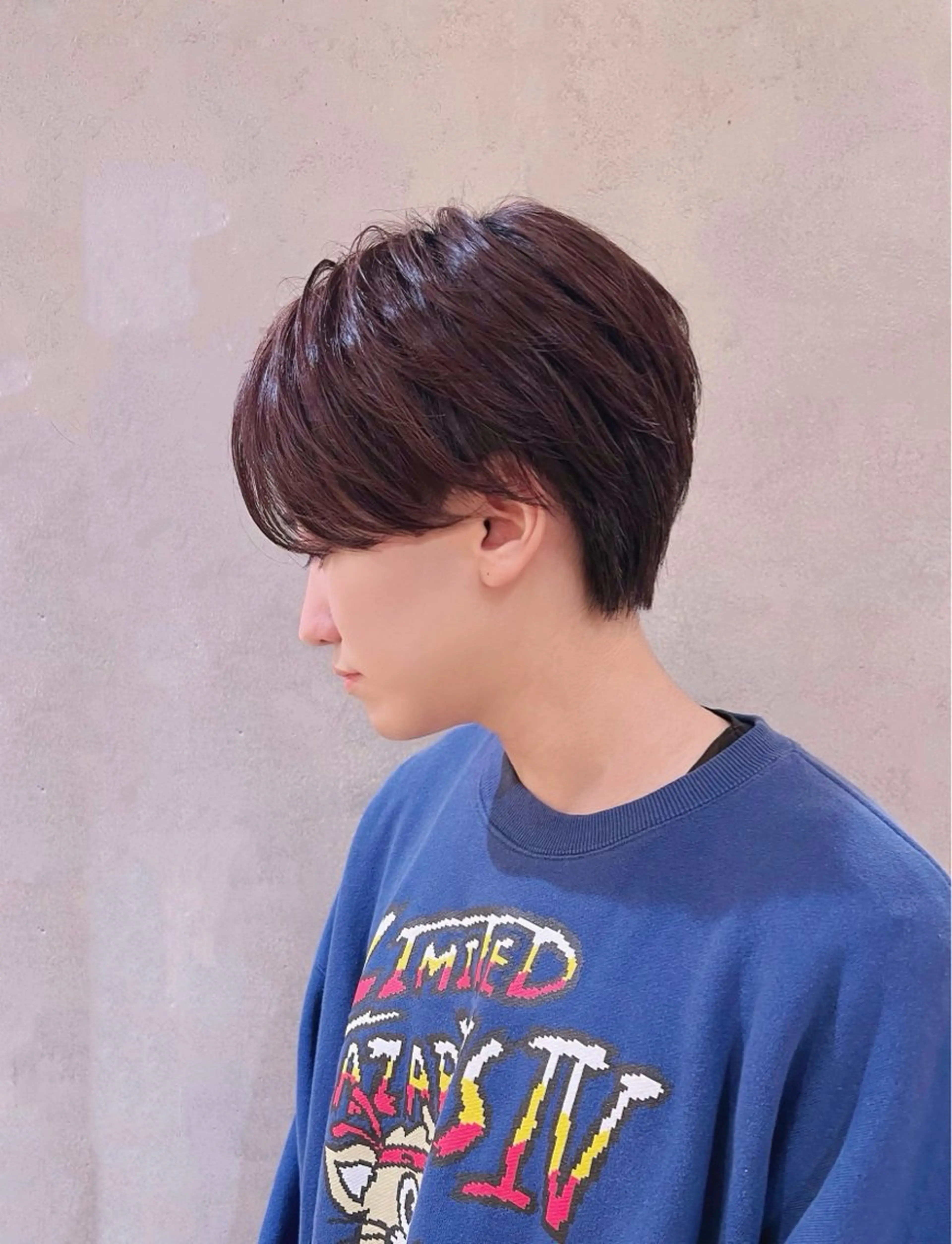 メンズ Say.石川葵 ショートボブ前髪のヘアスタイル