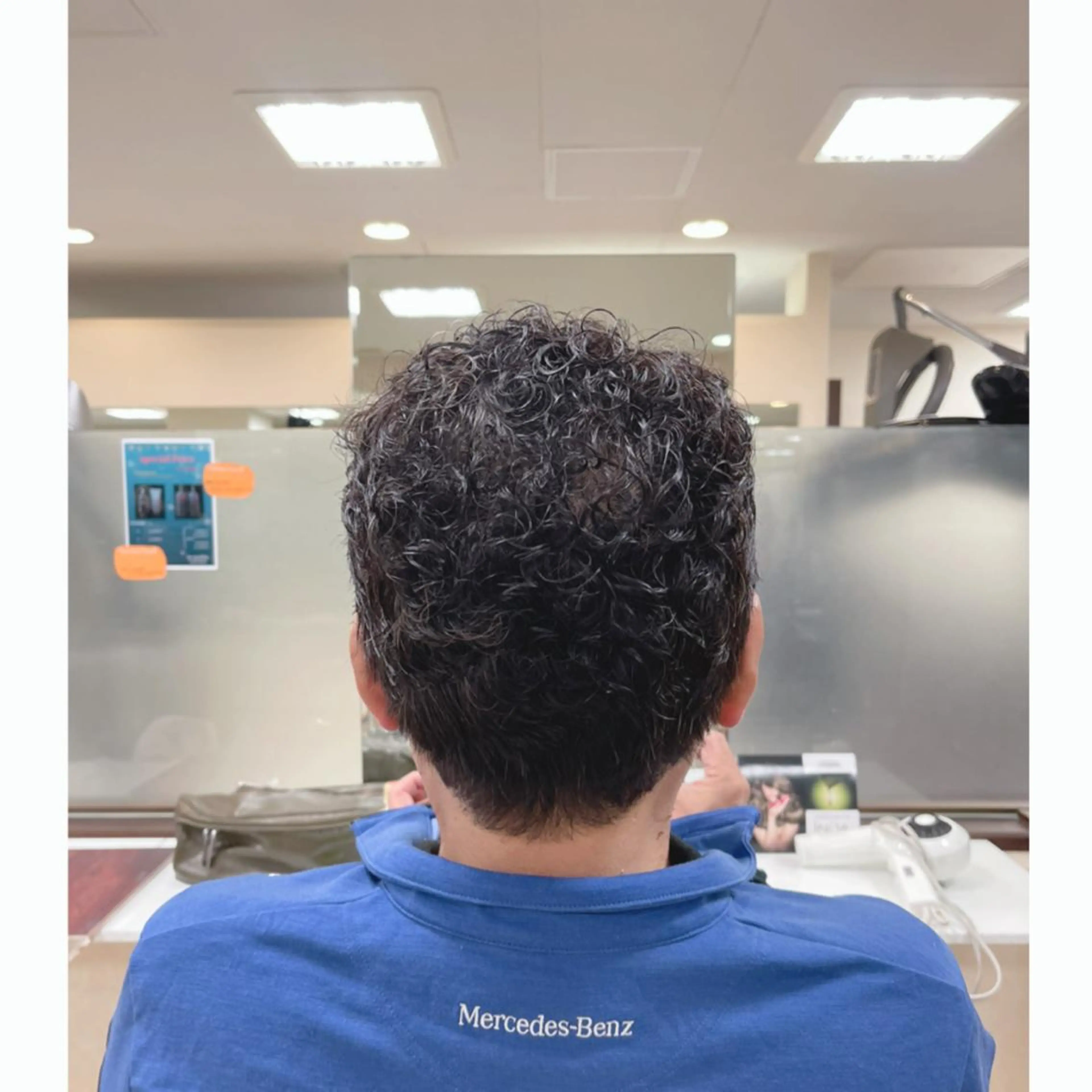 パーマ メンズ メンズパーマ ラカリテ所属・渋谷 りなのヘアスタイル