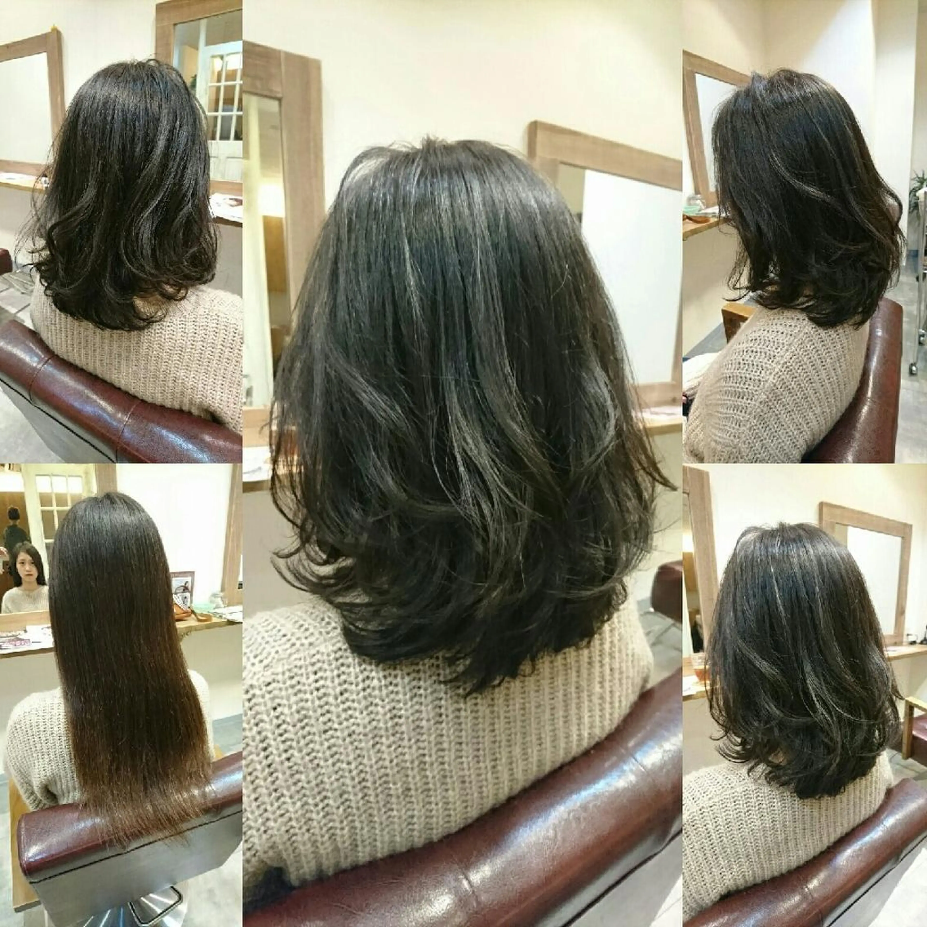 カラー セミロング little×PORTO 元町所属・Topstylist ゆきこのヘアスタイル