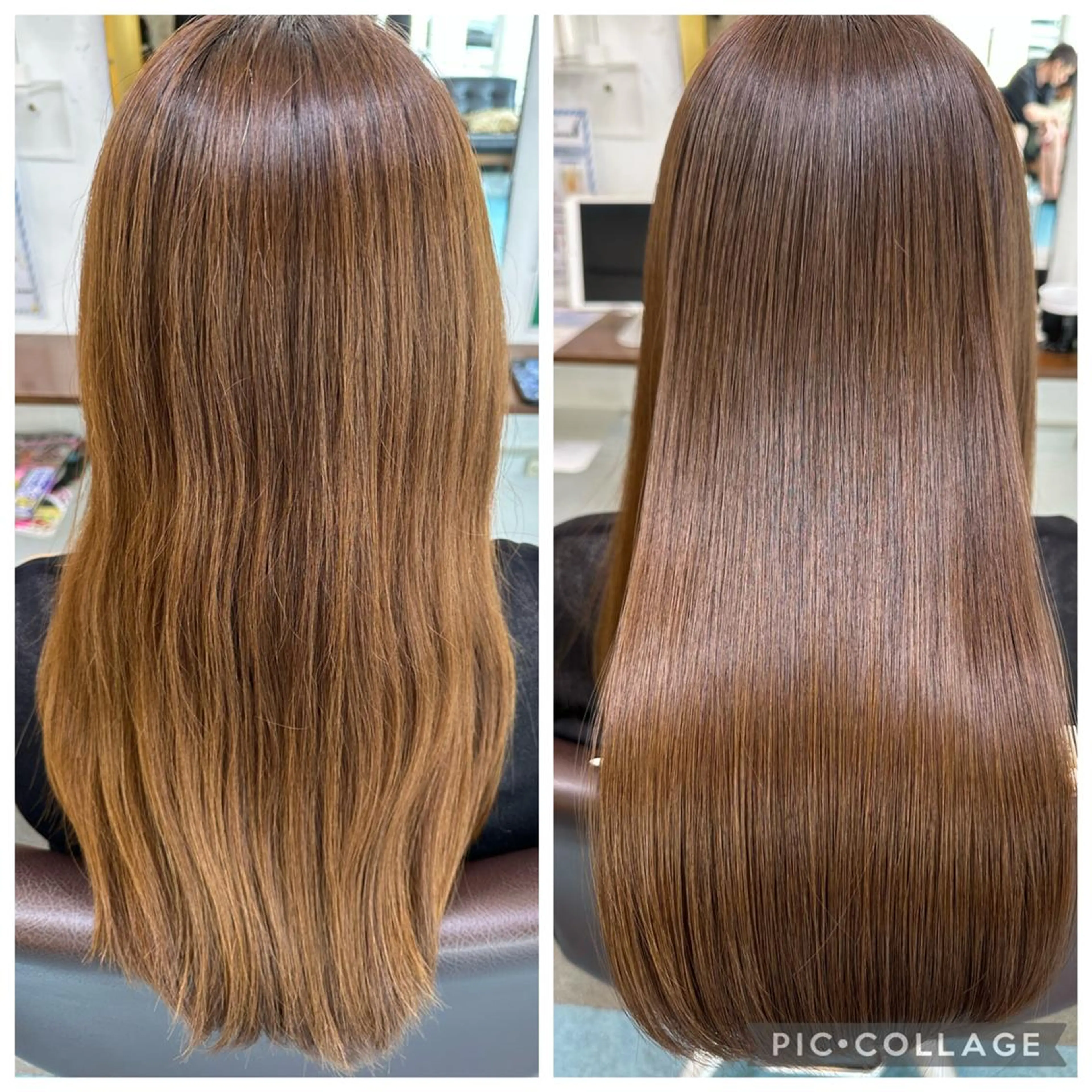 ロング 髪質改善 根本 愛優のヘアスタイル