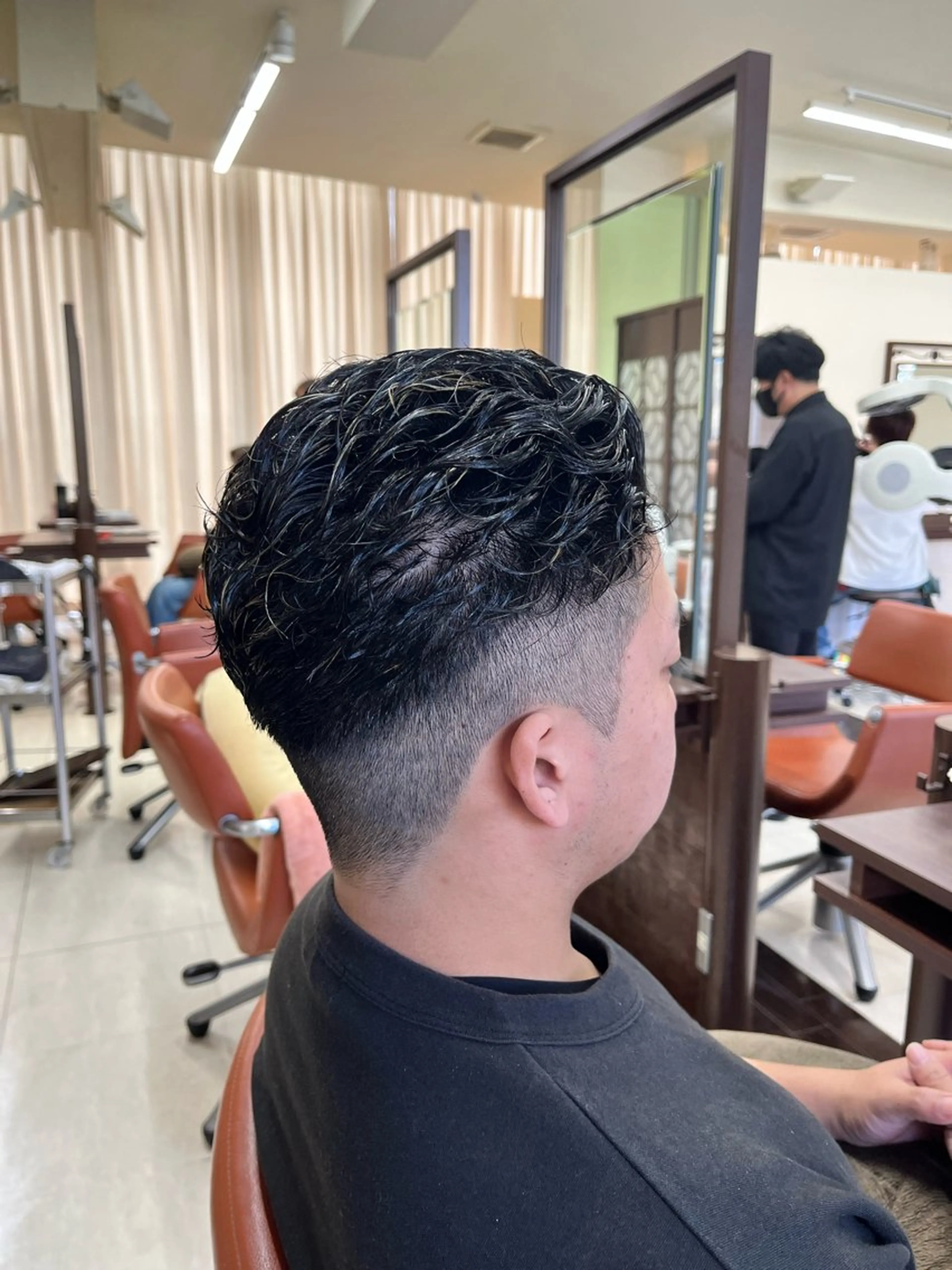 ショート パーマ メンズ メンズパーマ ニュアンスパーマ AROH  men's cut&men's perm 船橋店所属・🧊メンズ特化🧊 高木航希のヘアスタイル