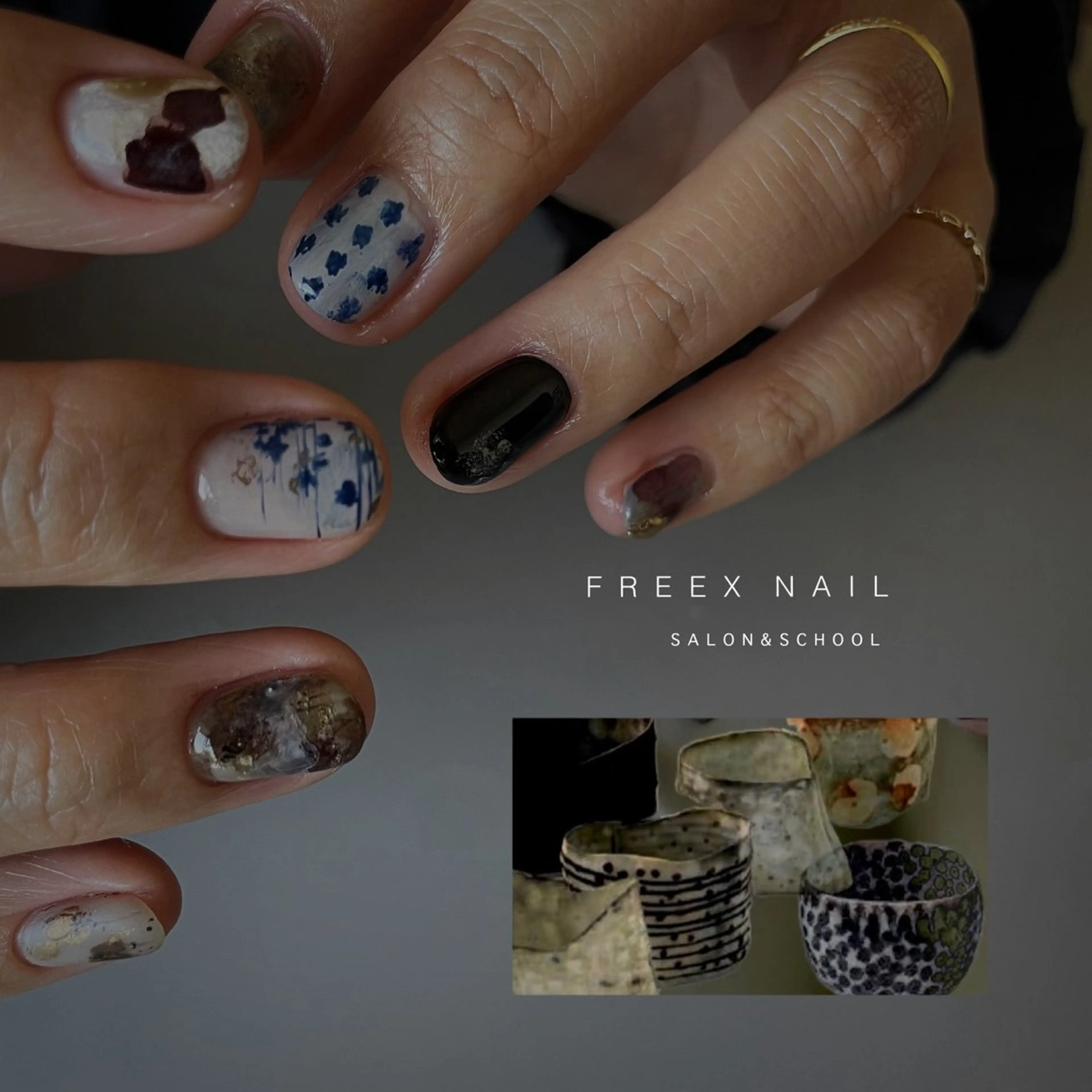ネイル ハンドネイル フットネイル Freex nail所属・freex nail /ニュアンス/個性派のネイルデザイン