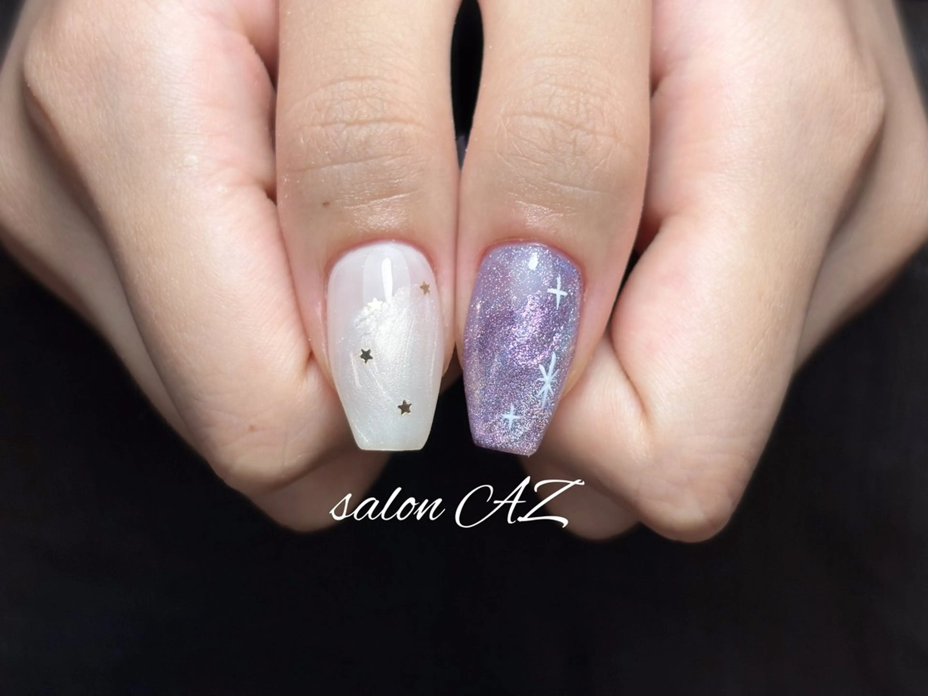 ネイル アートネイル 長さ出し フットネイル フレンチネイル ジェルネイル ハンドネイル salonAZ トップネイリストのネイルデザイン
