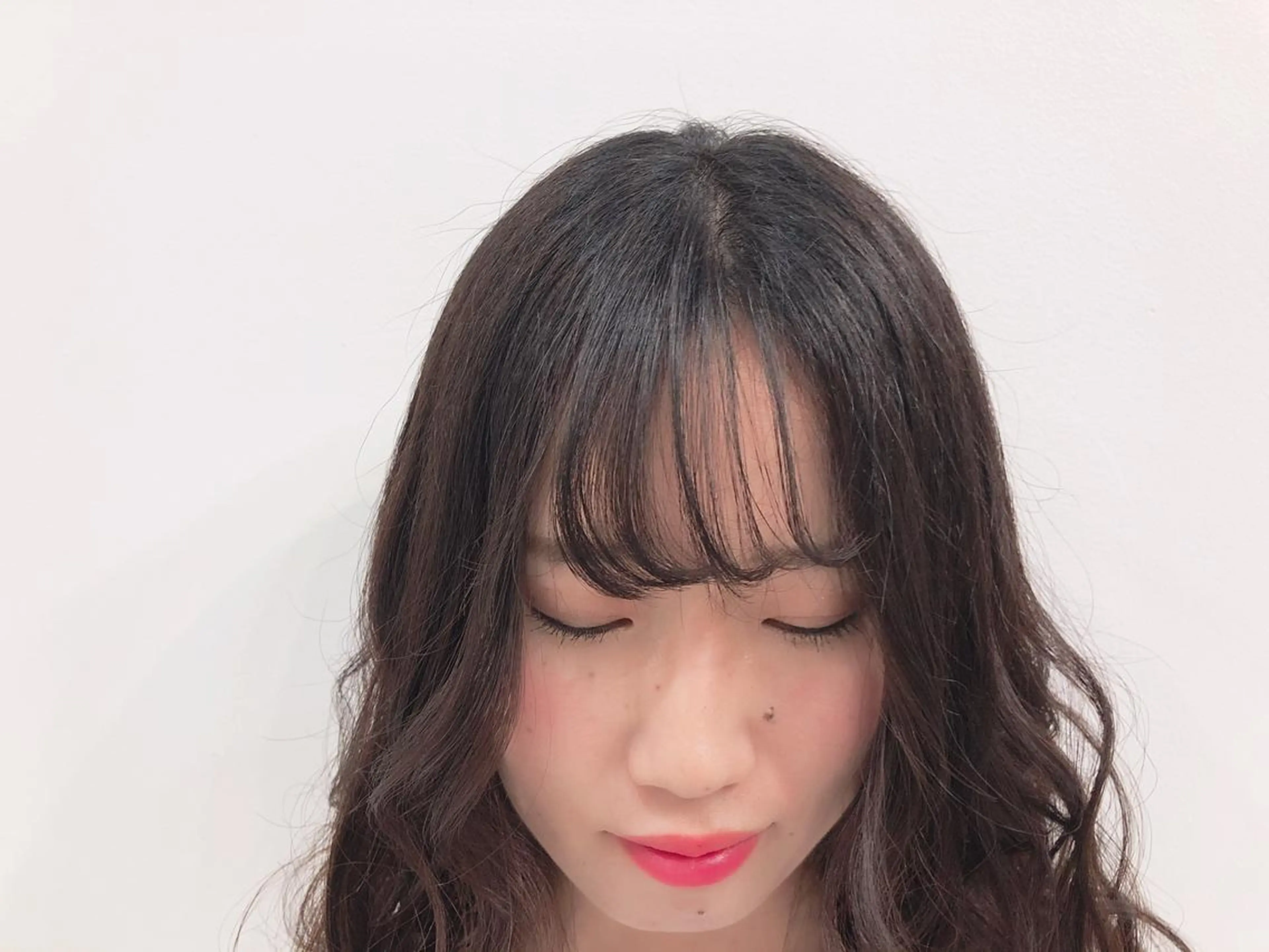 セミロング ヘアアレンジ シースルーバング 🦋美髪／エクステ 🦋アベイクミのヘアスタイル