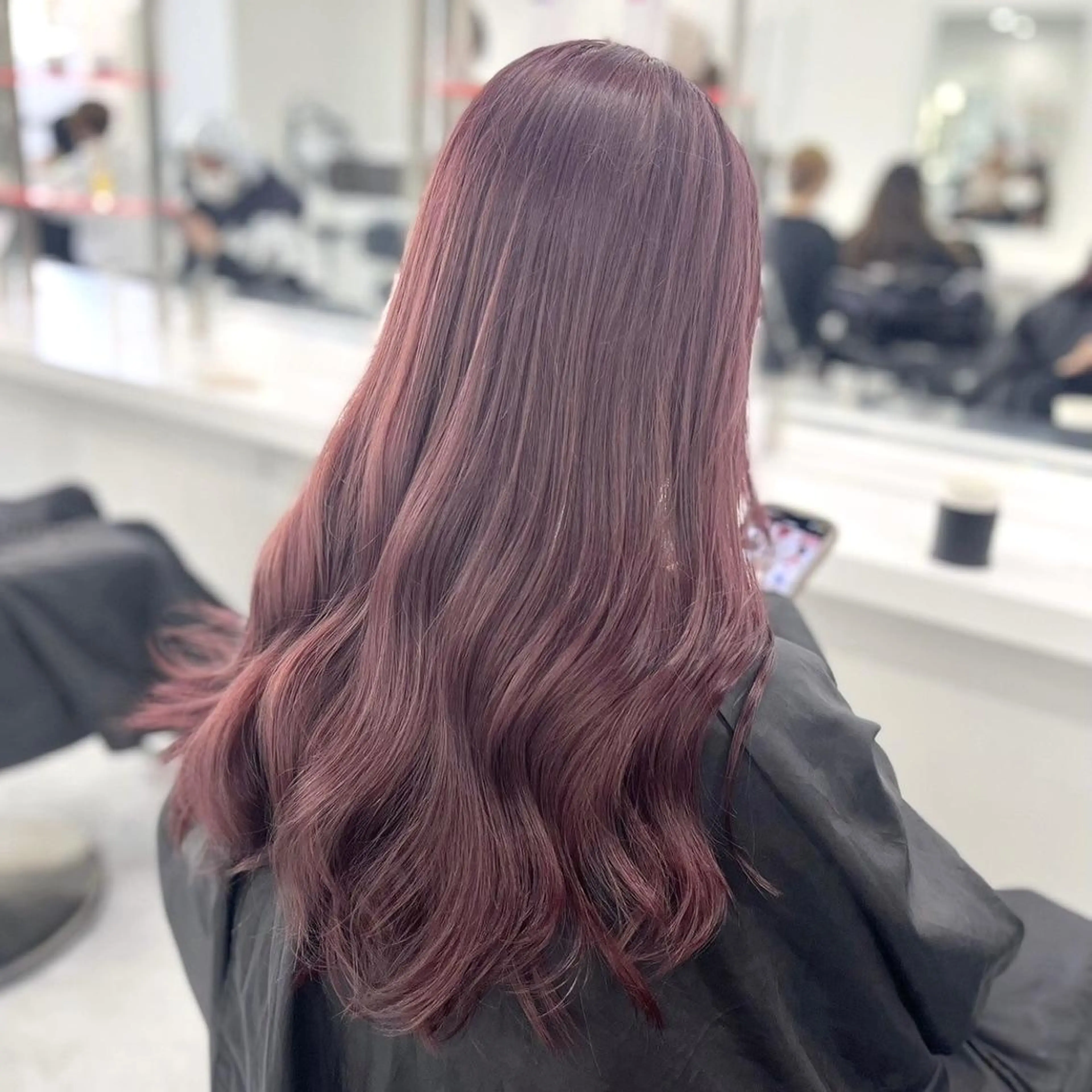 ロング カラー 🥀トレンド韓国暖色 🥀momo🥀のヘアスタイル