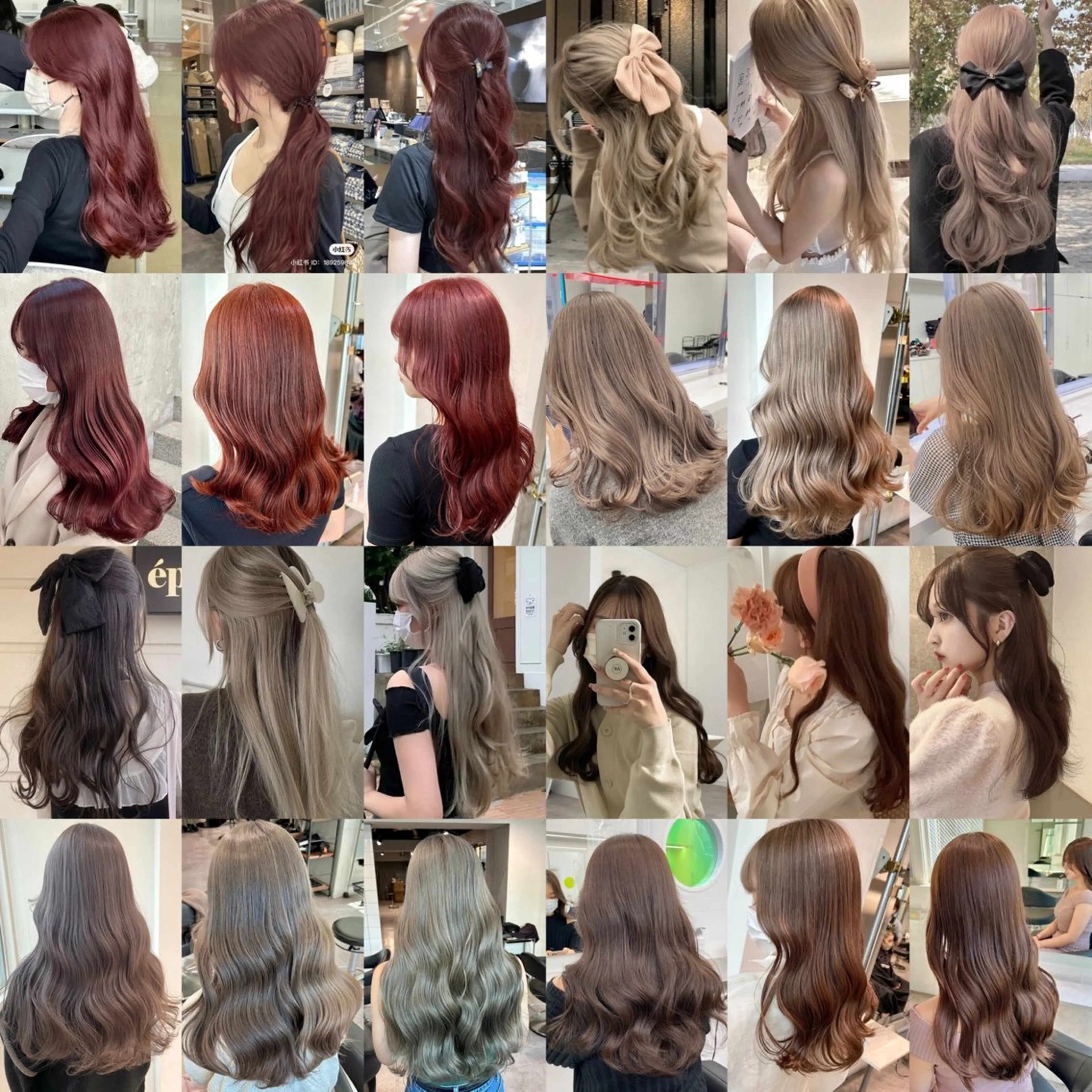 ロング カラー ヘアアレンジ トレンドモテカラー 🩷色落ちまで可愛くのヘアスタイル