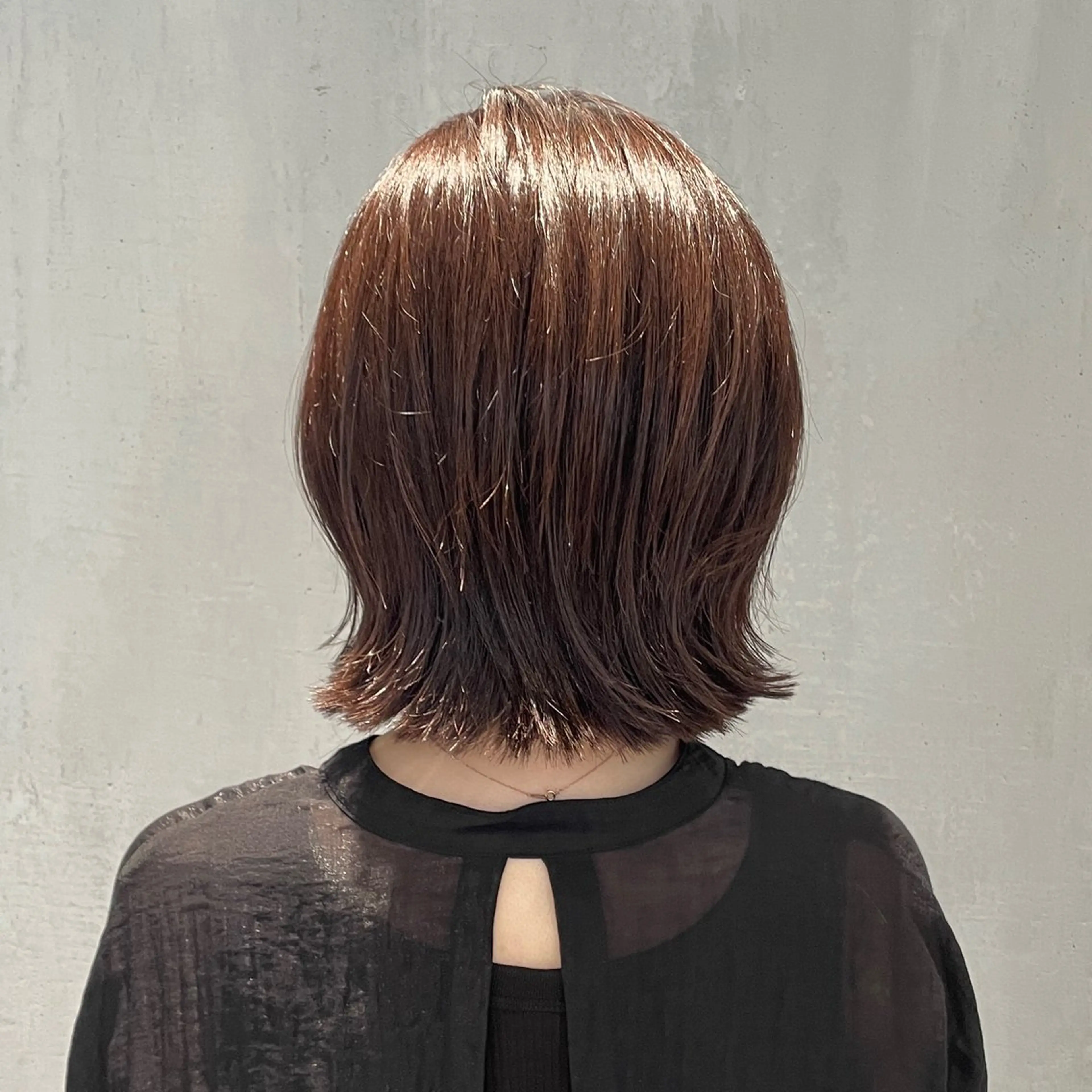 ミディアム カラー ハイライトカラー ハイライト ヘアカラー トリートメント DX SHARE SALON所属・matka白髪ぼかし 大人ヘア/KEIKOのヘアスタイル