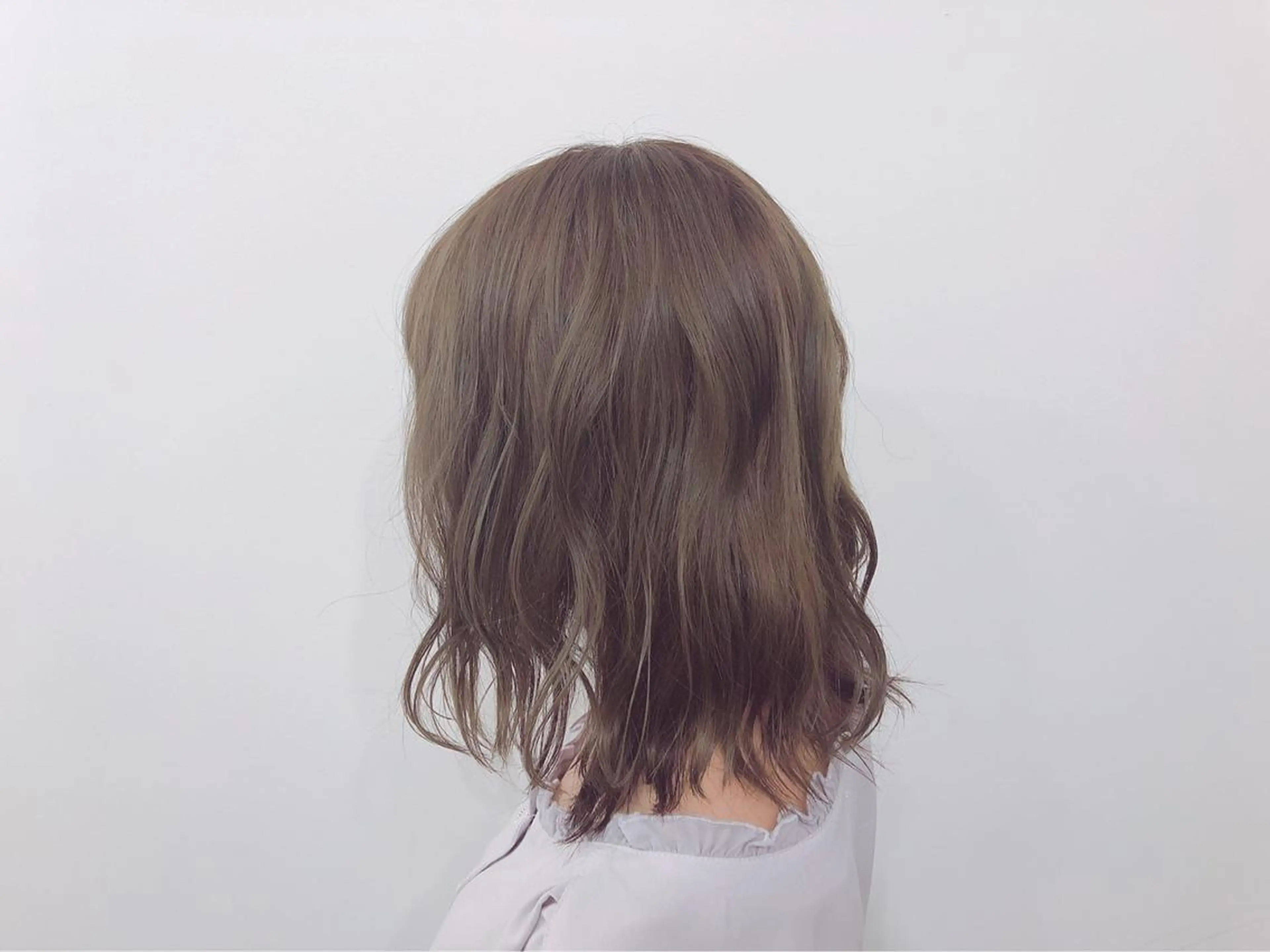 ミディアム カラー パーマ ヘアアレンジ 🧸縮毛矯正特化 金澤 彩香🎀のヘアスタイル