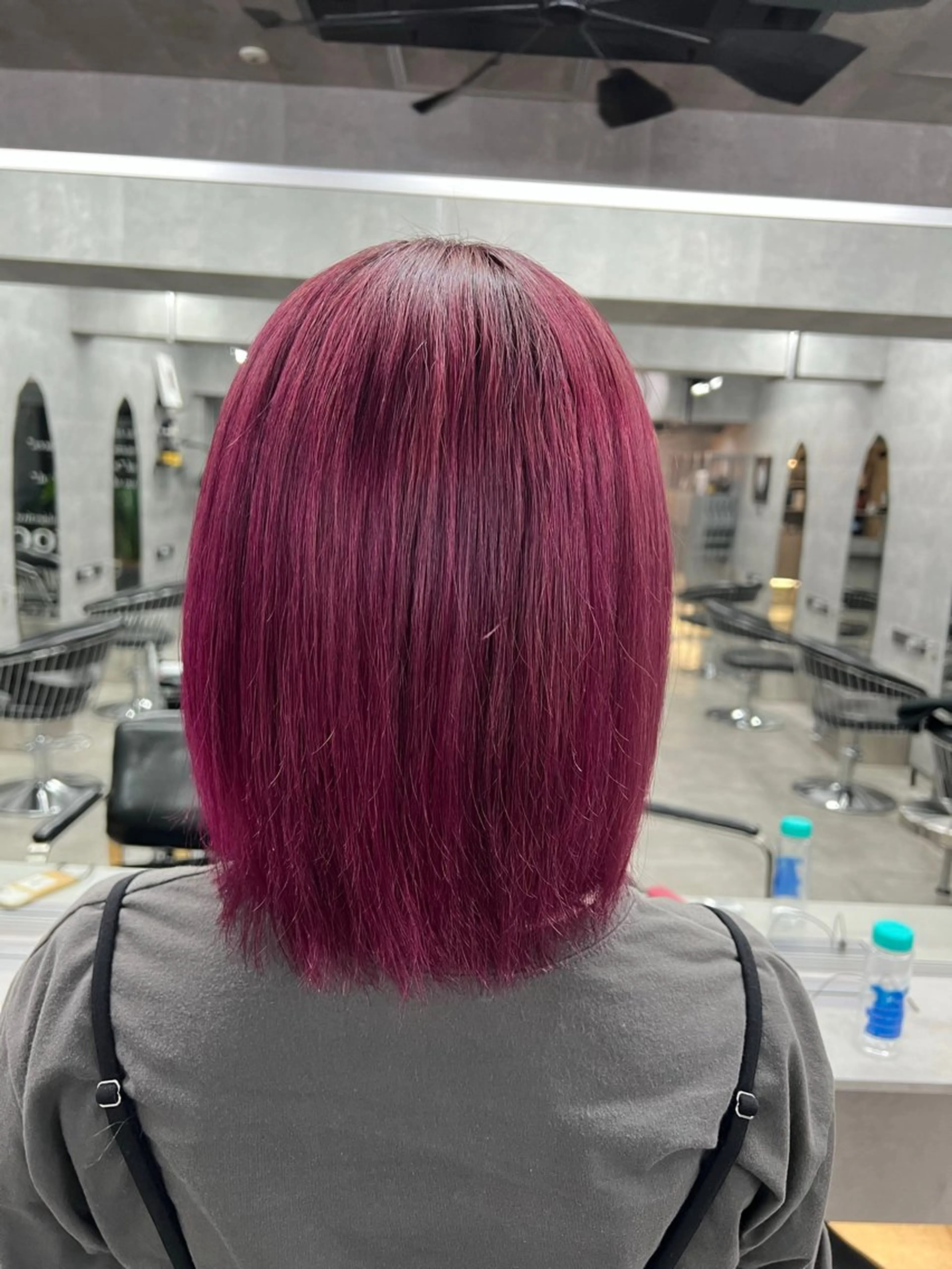 ミディアム カラー ピンクカラー NOOS omotesando所属・あなたのお悩み改善" You"💚❤️💛のヘアスタイル