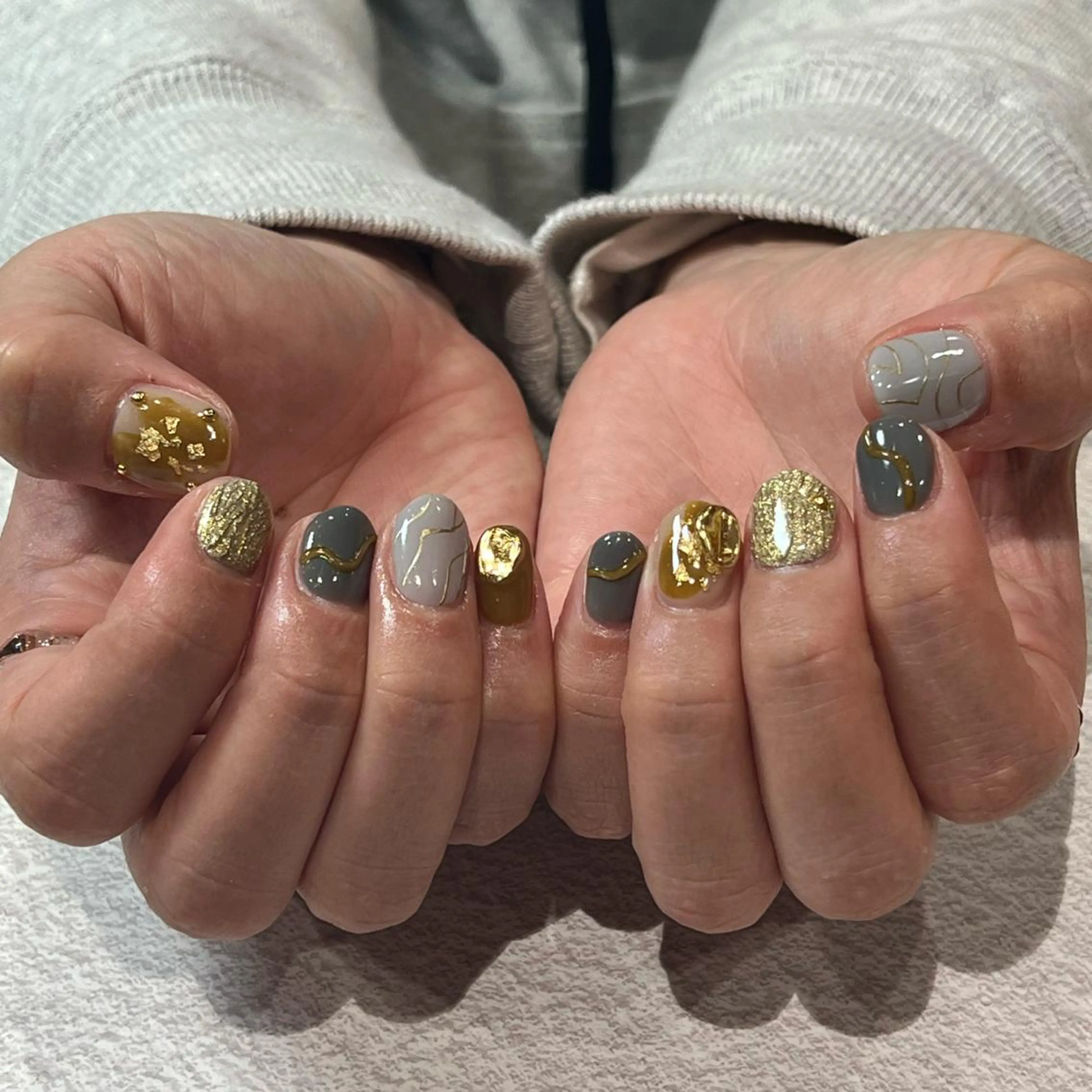 ネイル ハンドネイル OAKたまプラ MiKiのネイルデザイン