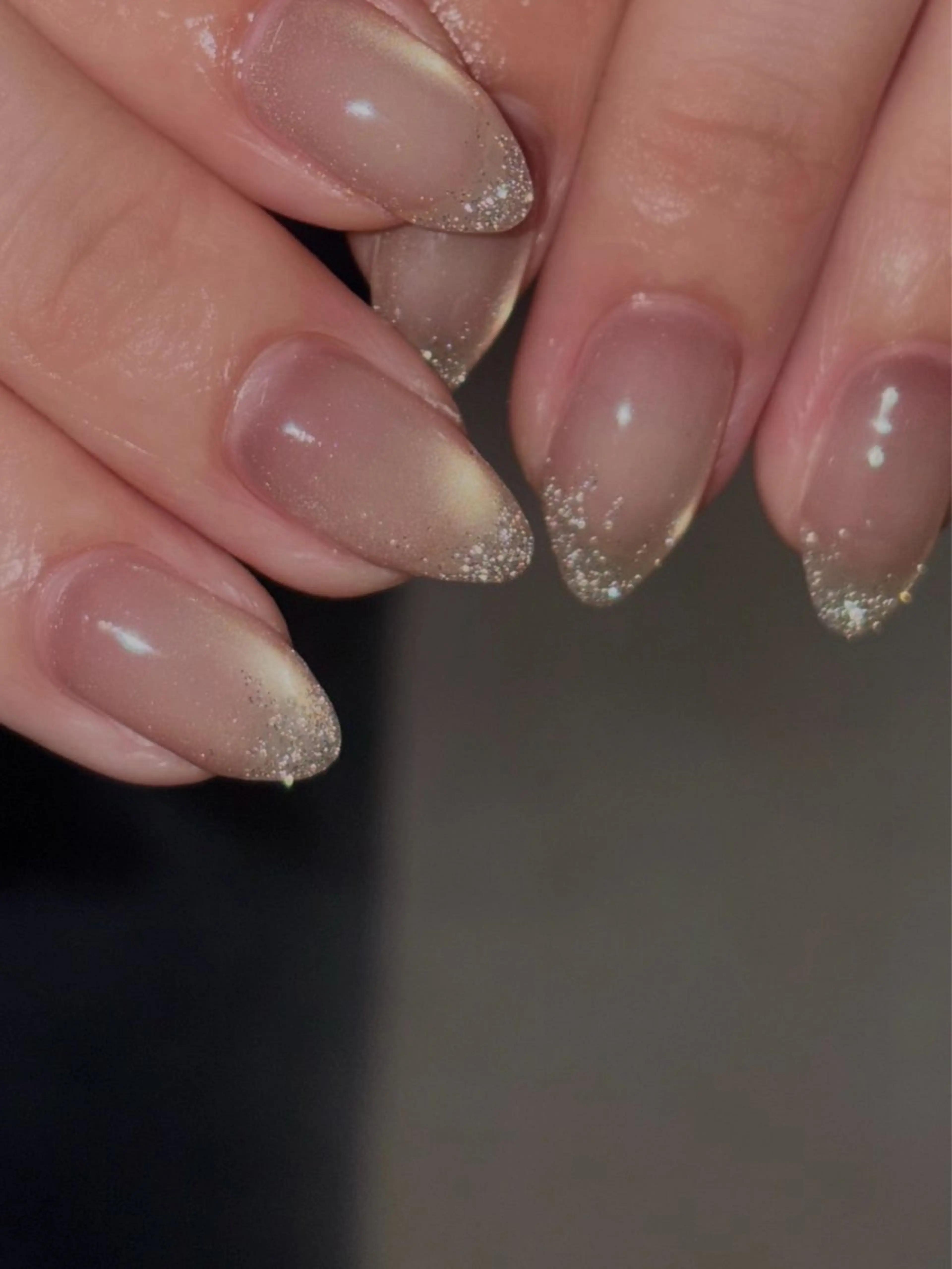 ネイル フラッシュネイル グラデーション マグネットネイル filonnail Juna💍のネイルデザイン