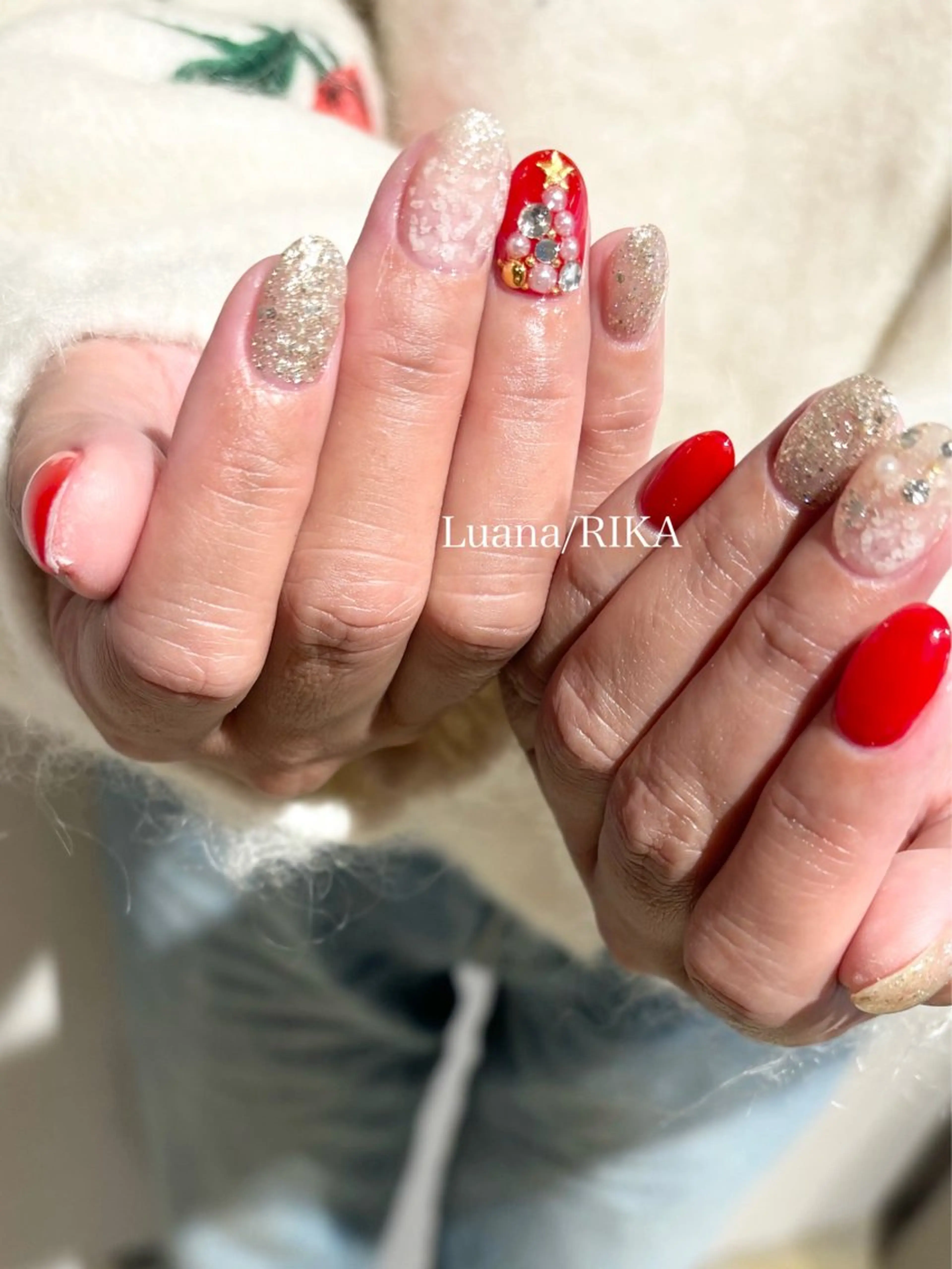 ネイル ハンドネイル Nail Salon Luana Rikaのネイルデザイン