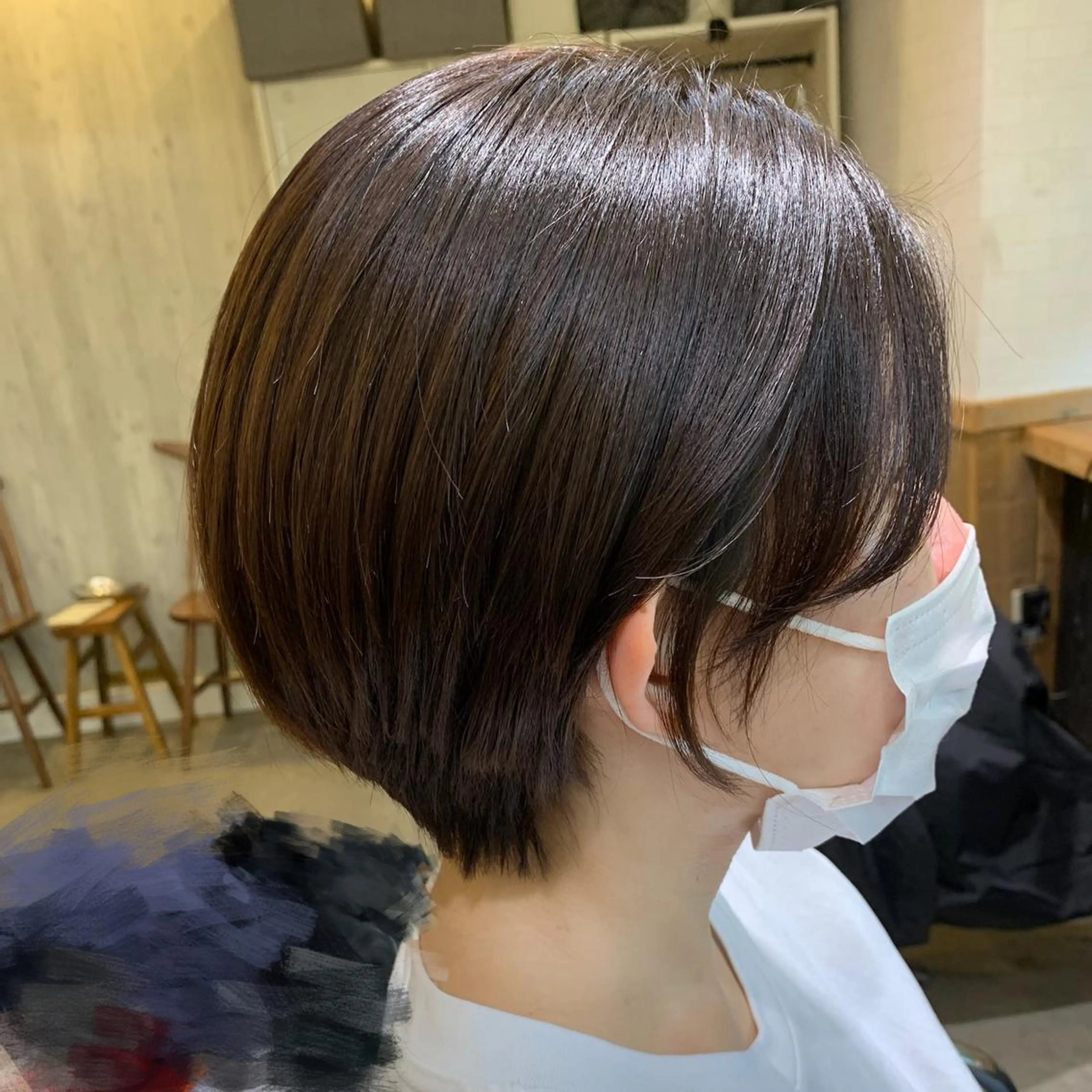 ショート カラー カット ヘアカラー トリートメント ノグチ ナツコのヘアスタイル
