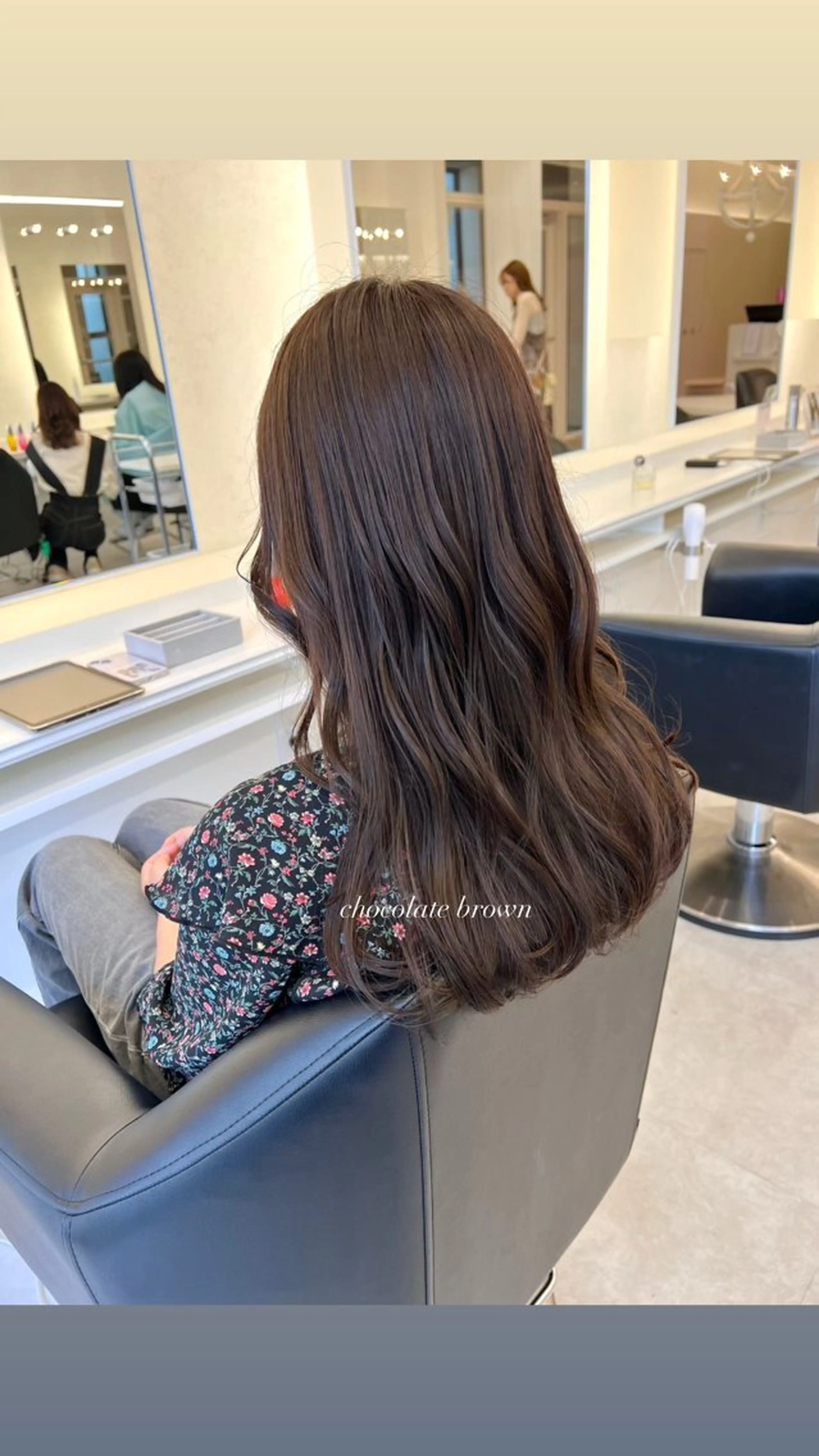 ロング ヘアカラー ParveMix 宮﨑 梨里のヘアスタイル