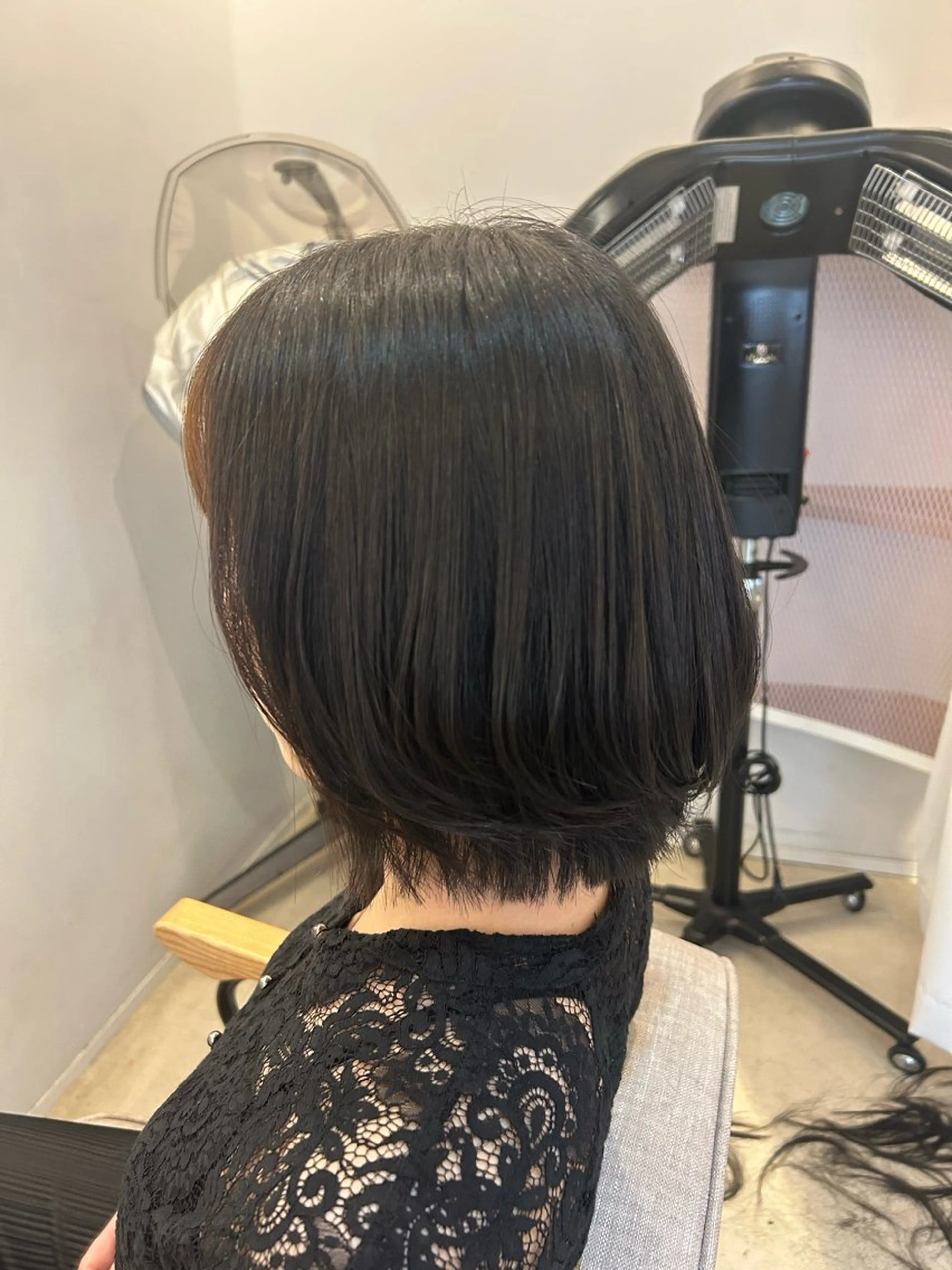 ミディアム ボブ くびれヘア カットモデル募集中✨ 津川里緒✨️のヘアスタイル