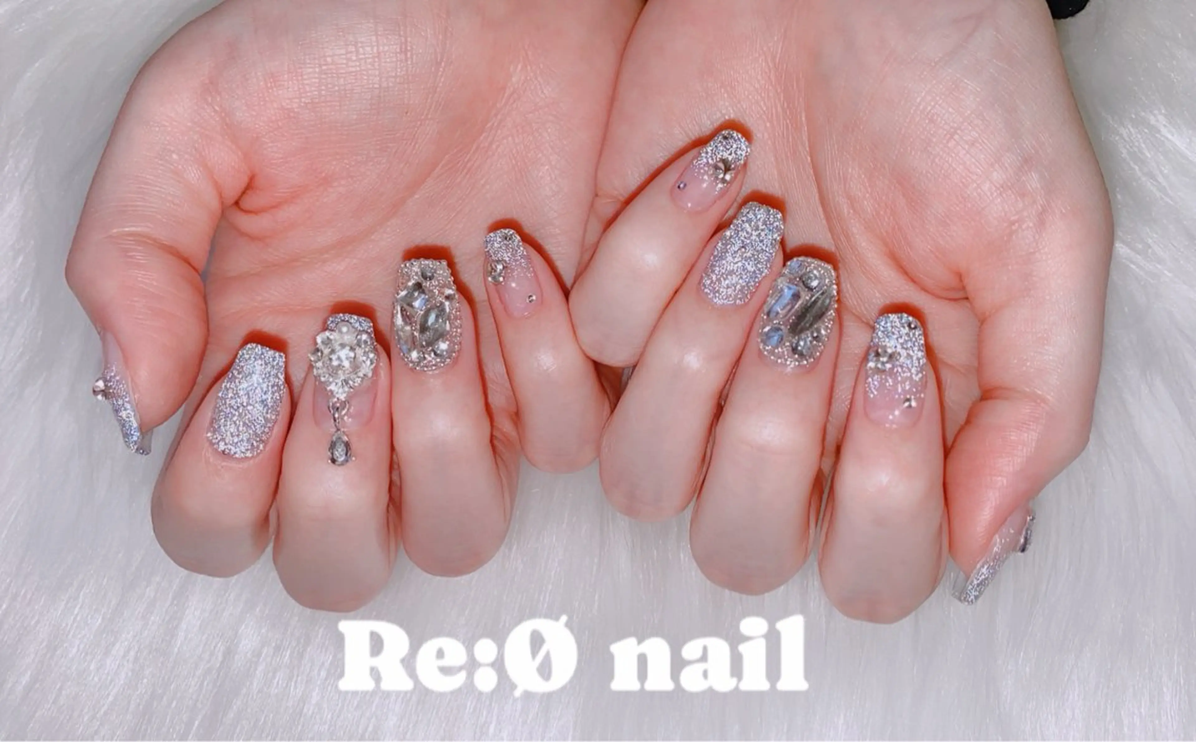 ネイル フラッシュネイル ハンドネイル Re:Ø nail 🩵TSUJIのネイルデザイン