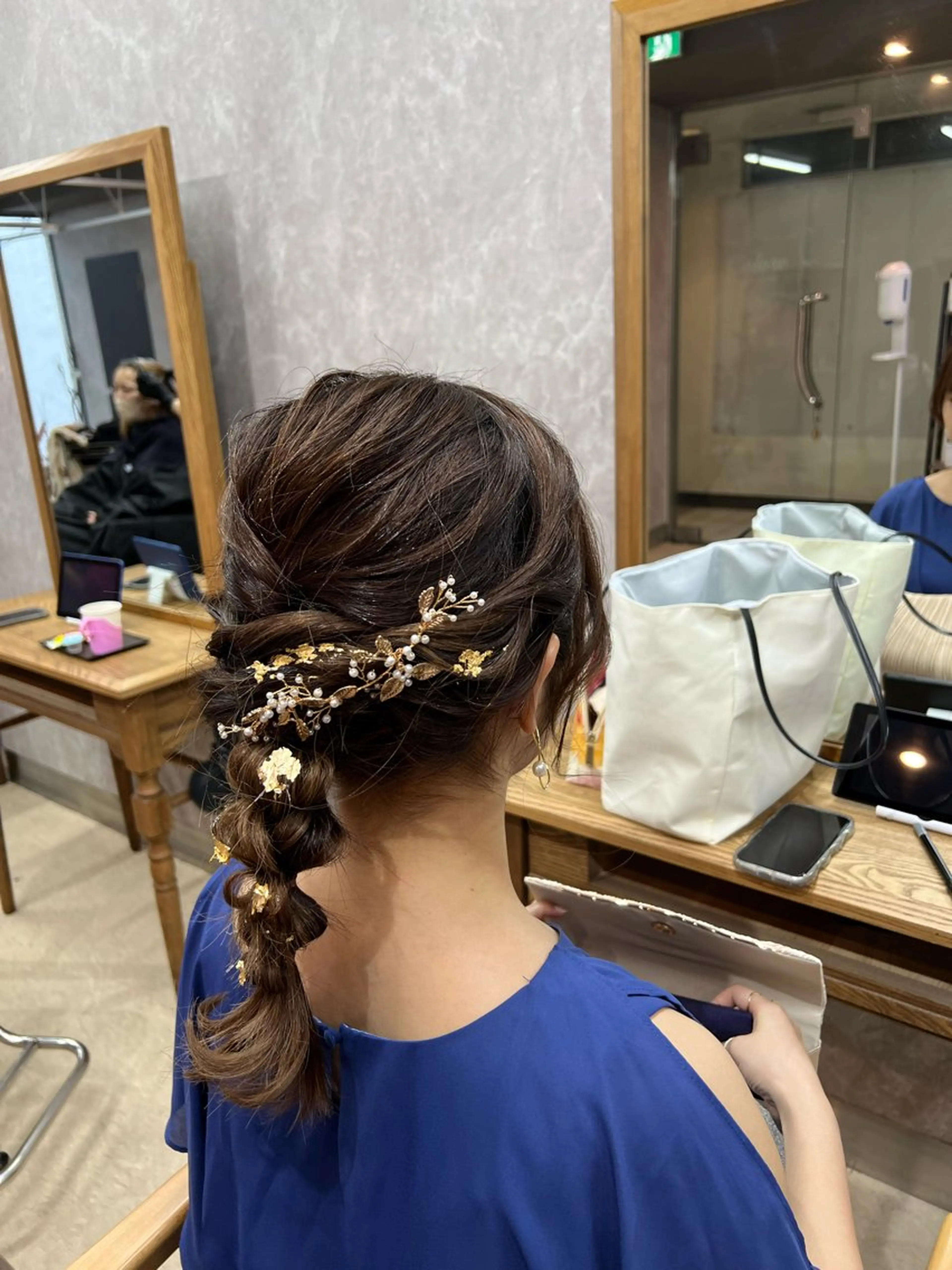 ヘアアレンジ 結婚式・ブライダル ヘアセット 🌻belle /JUMA🌻のヘアスタイル