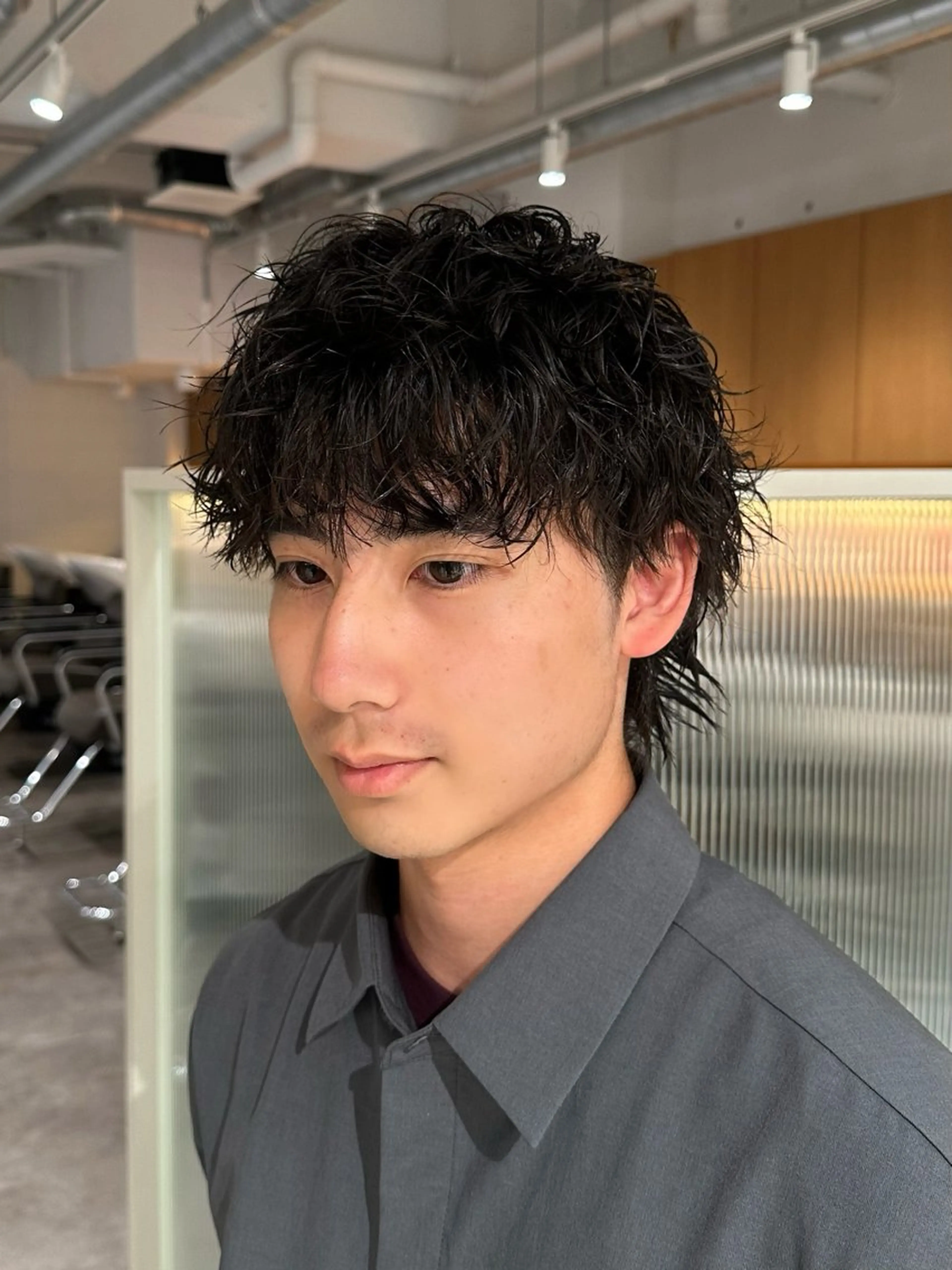 パーマ メンズ パーマ パーマモデル募集 iroha🪼のヘアスタイル
