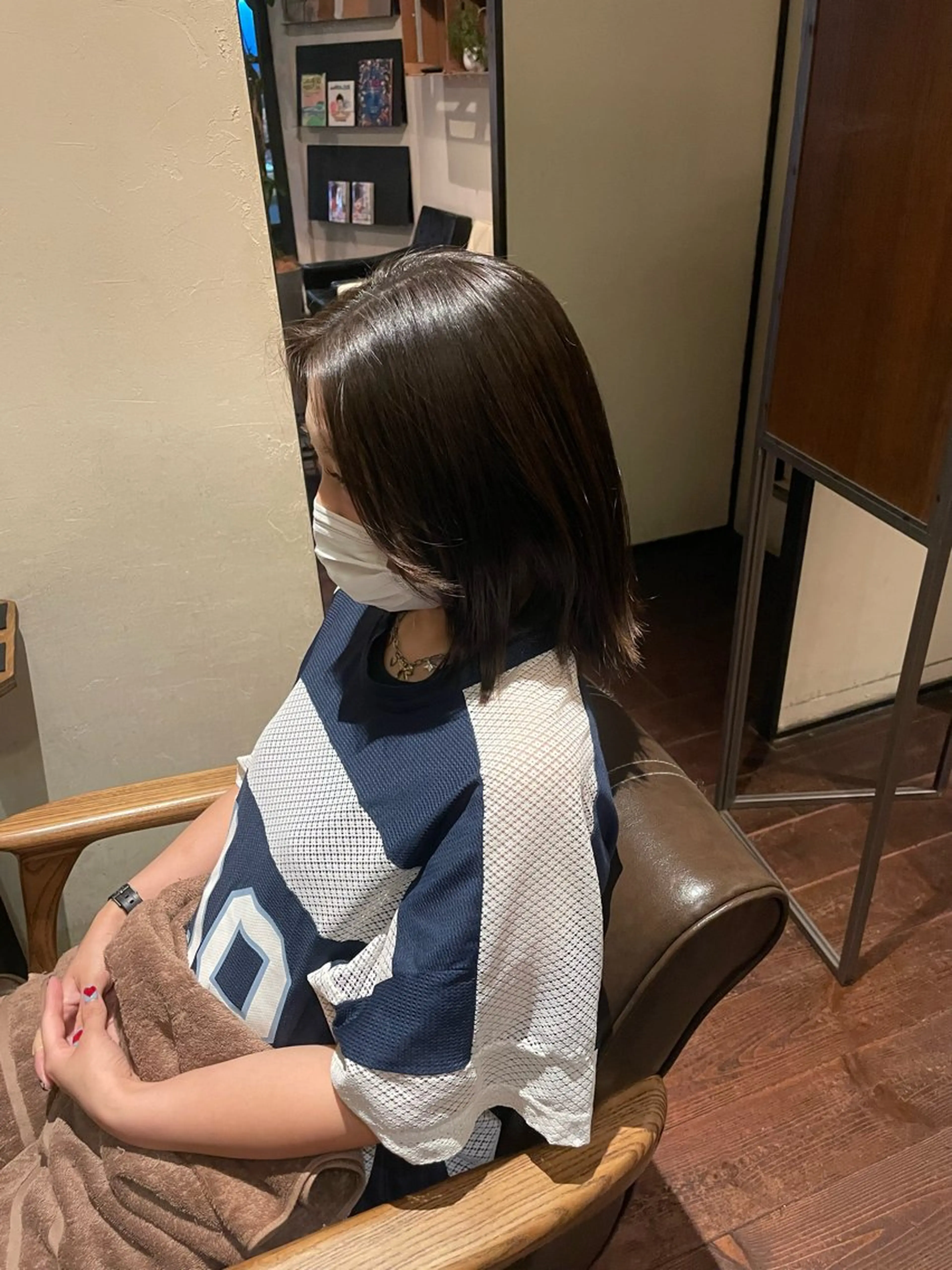 ミディアム 平野 凜のヘアスタイル