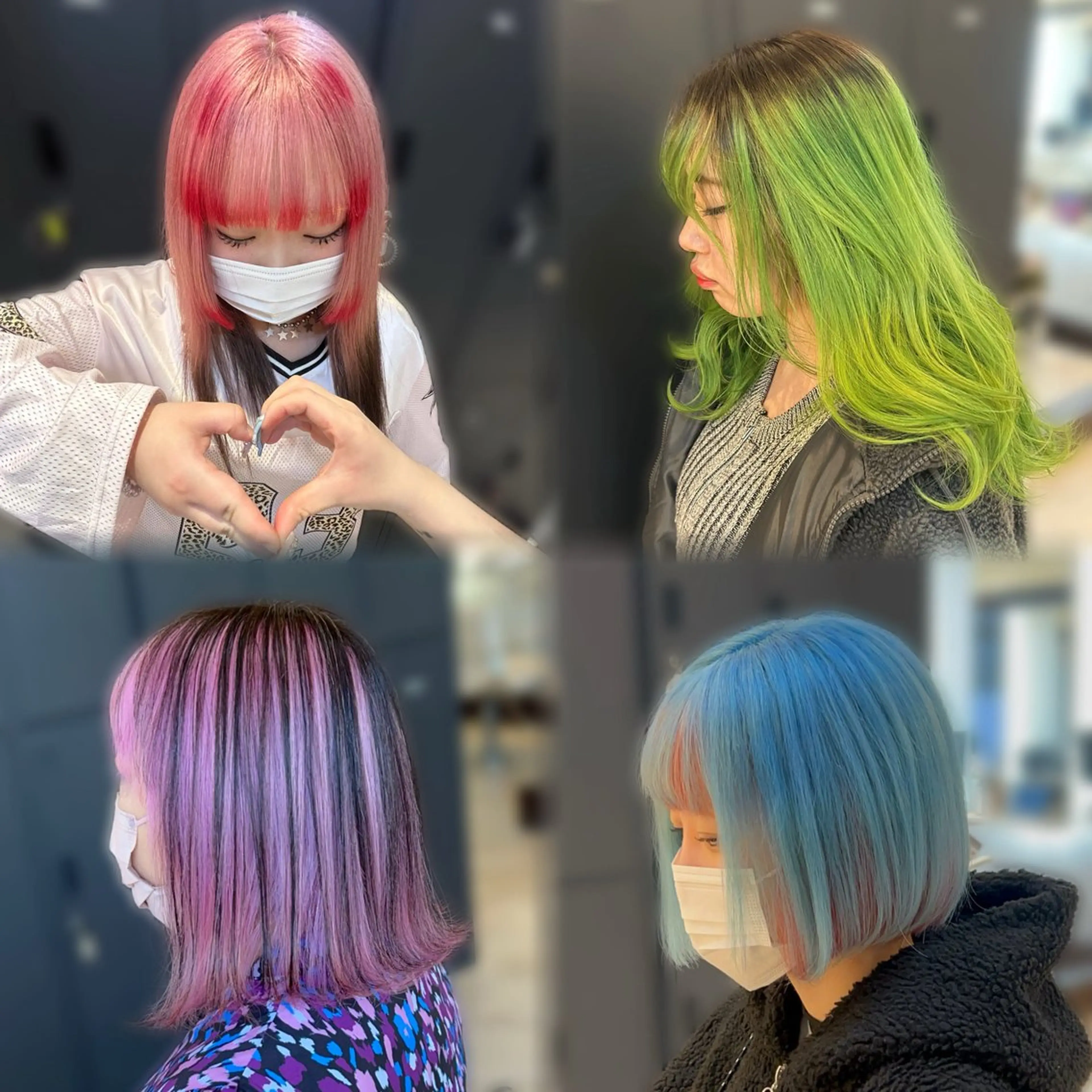 【撮影モデル限定】ブリーチ1回デザインカラーの写真