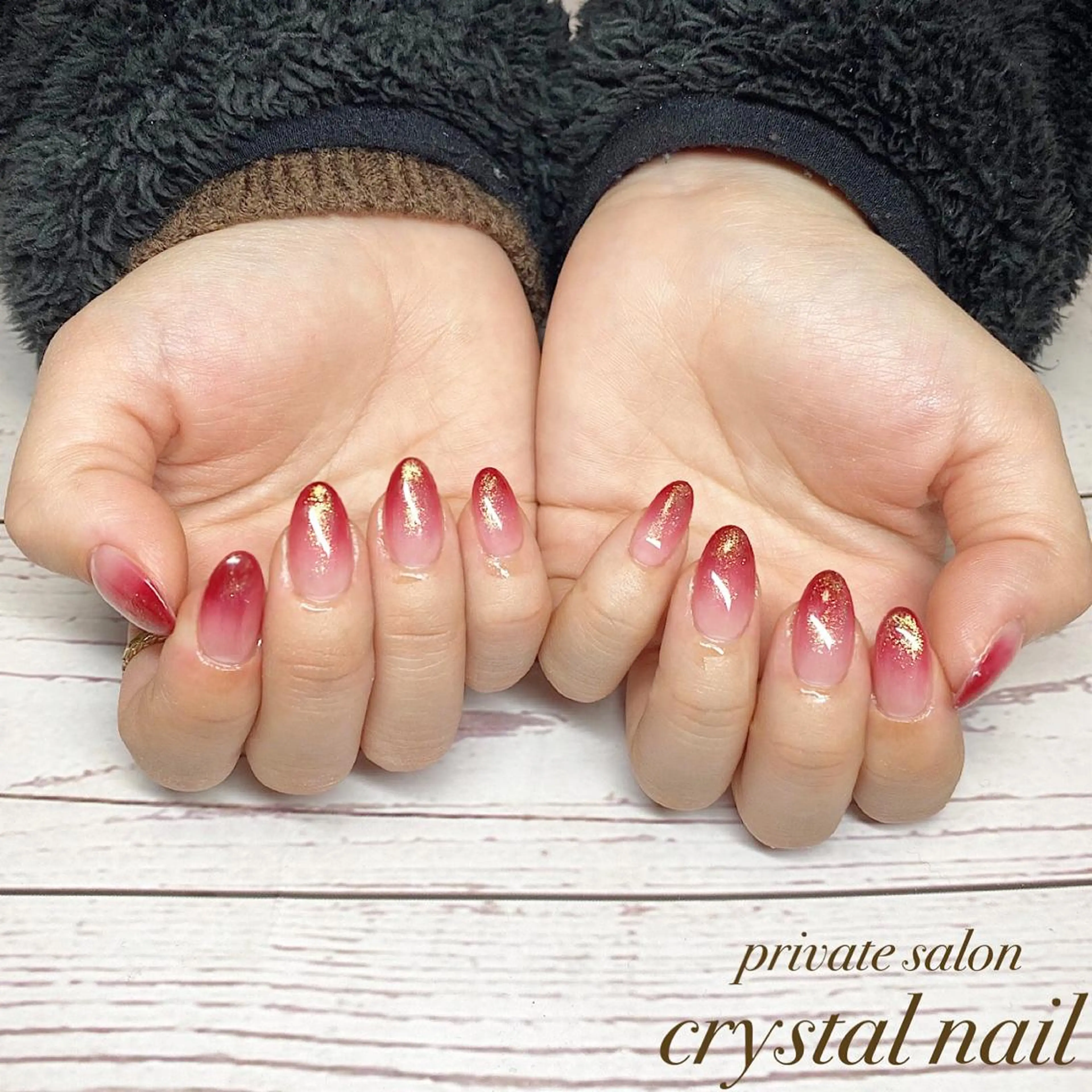ネイル グラデーション Crystal Nailのネイルデザイン