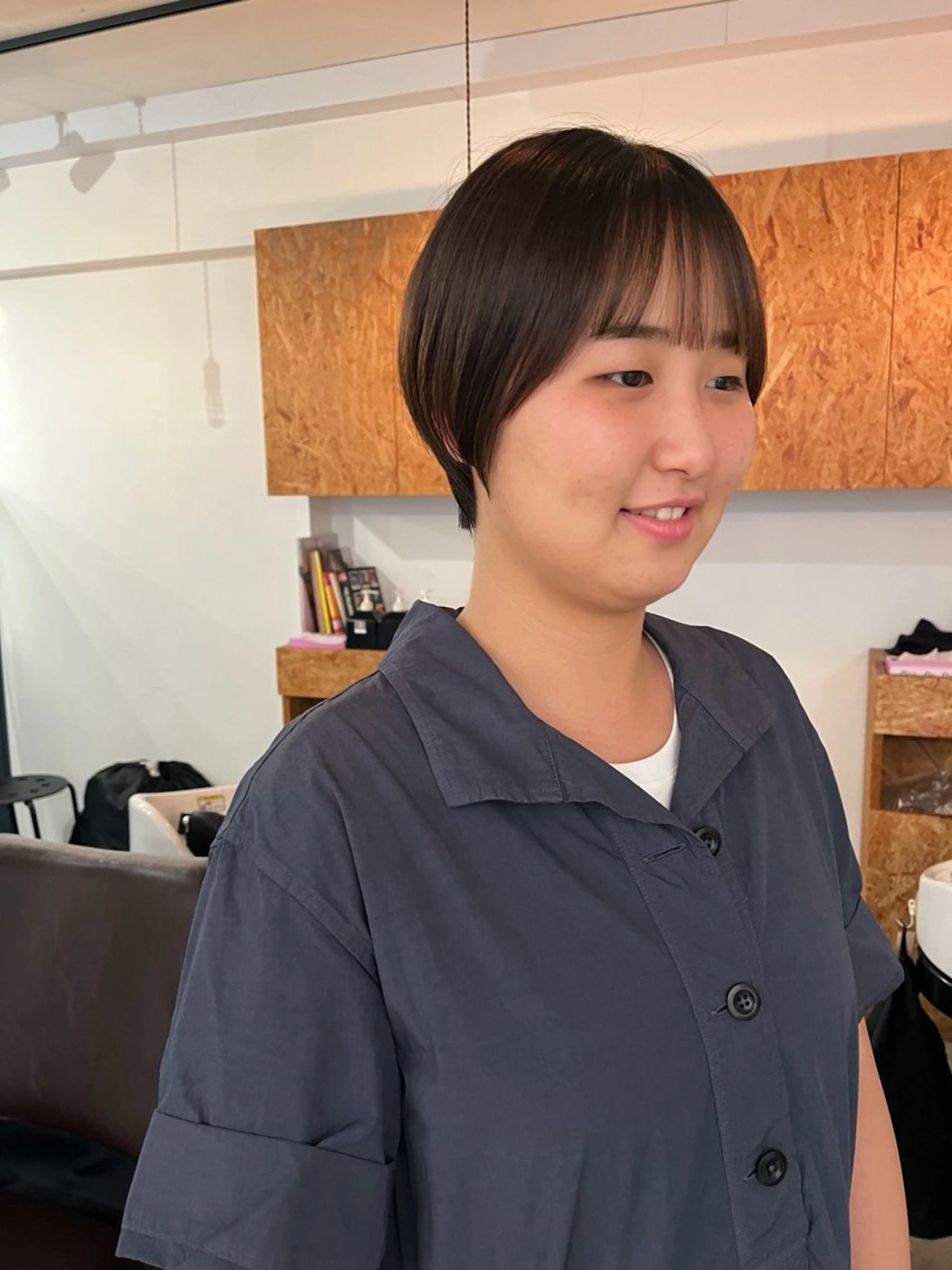 ショート 暖色カラー 🌼クニトウメイのヘアスタイル