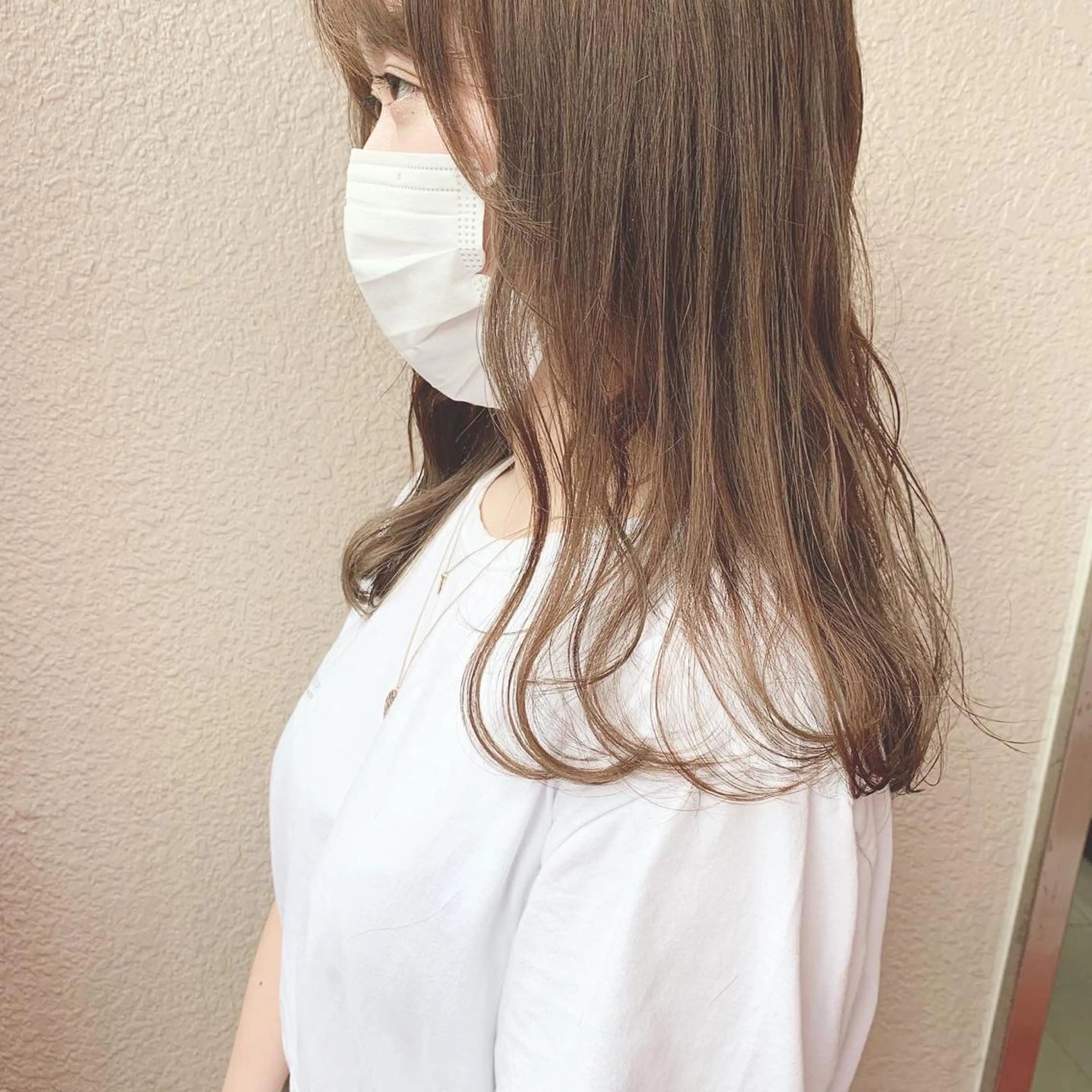 セミロング カラー ヘアアレンジ 代表🎀 ふわモテ愛 され髪🩷yumiのヘアスタイル