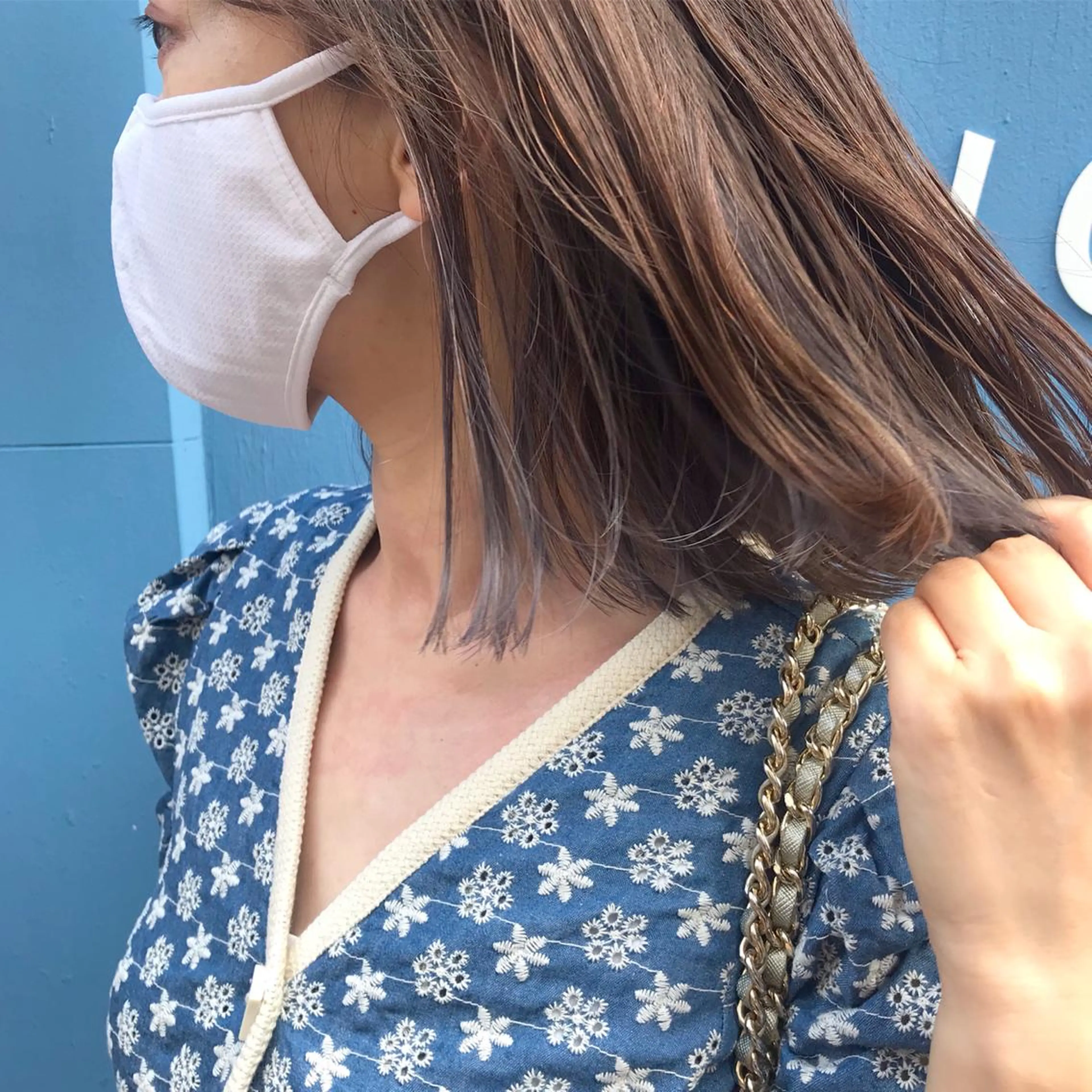 ミディアム カラー ニュアンスヘア☆樋口 希世☆のヘアスタイル