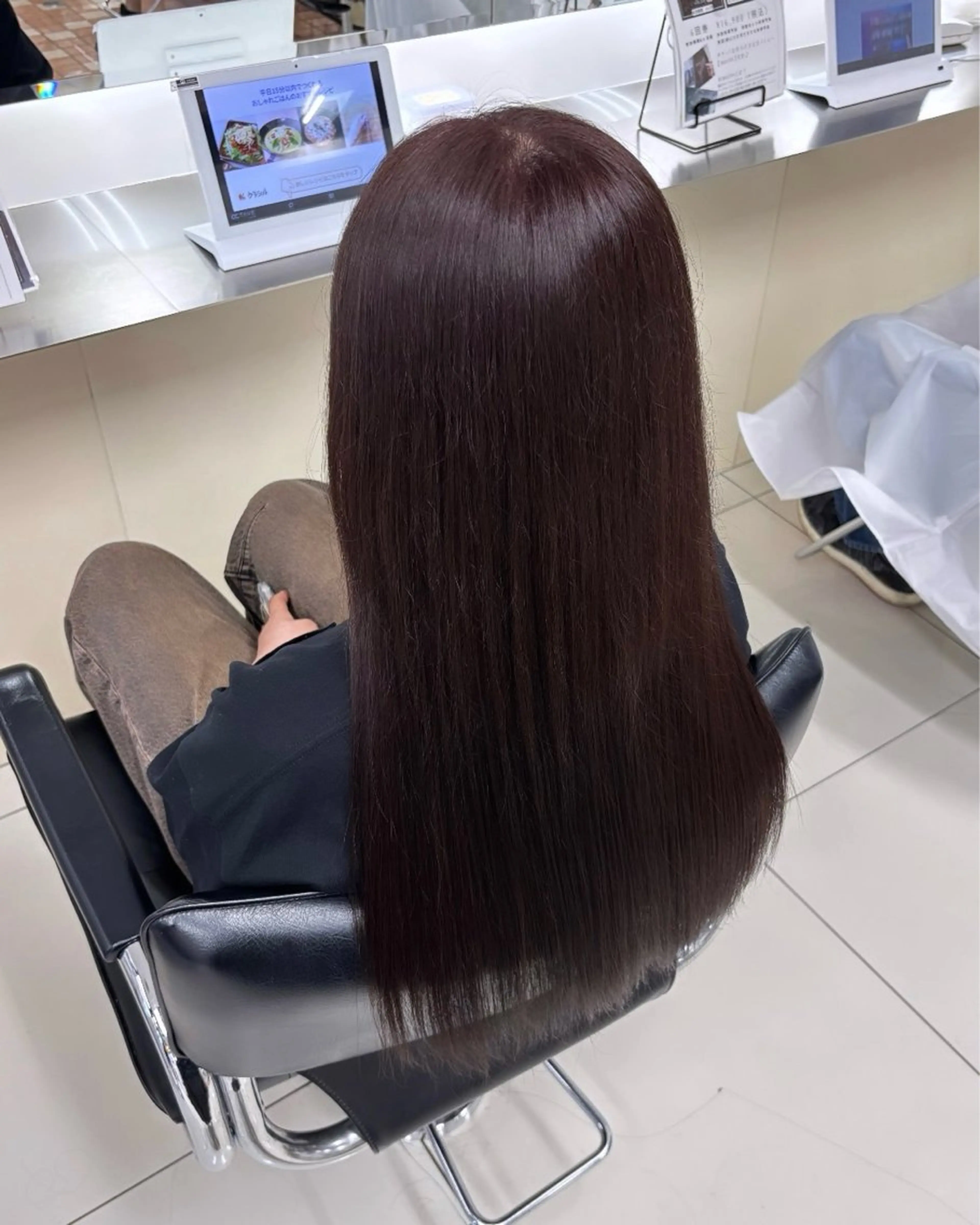 ロング カラー ヘアカラー トリートメント 🎀カラーモデル 募集中🎀のヘアスタイル
