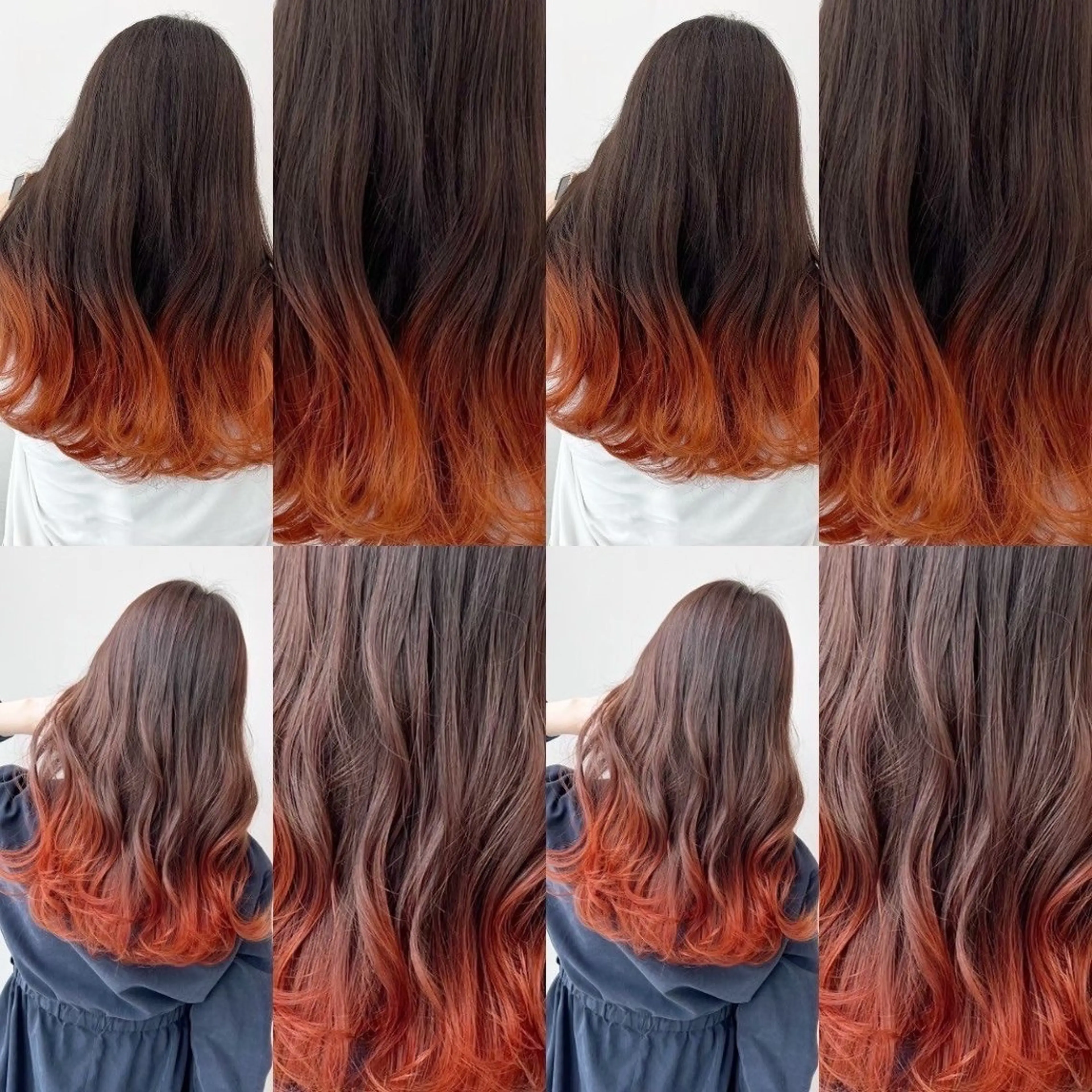 ロング カラー ヘアカラー ✨韓国艶髪✨ケア ブリーチ🫧アキラのヘアスタイル