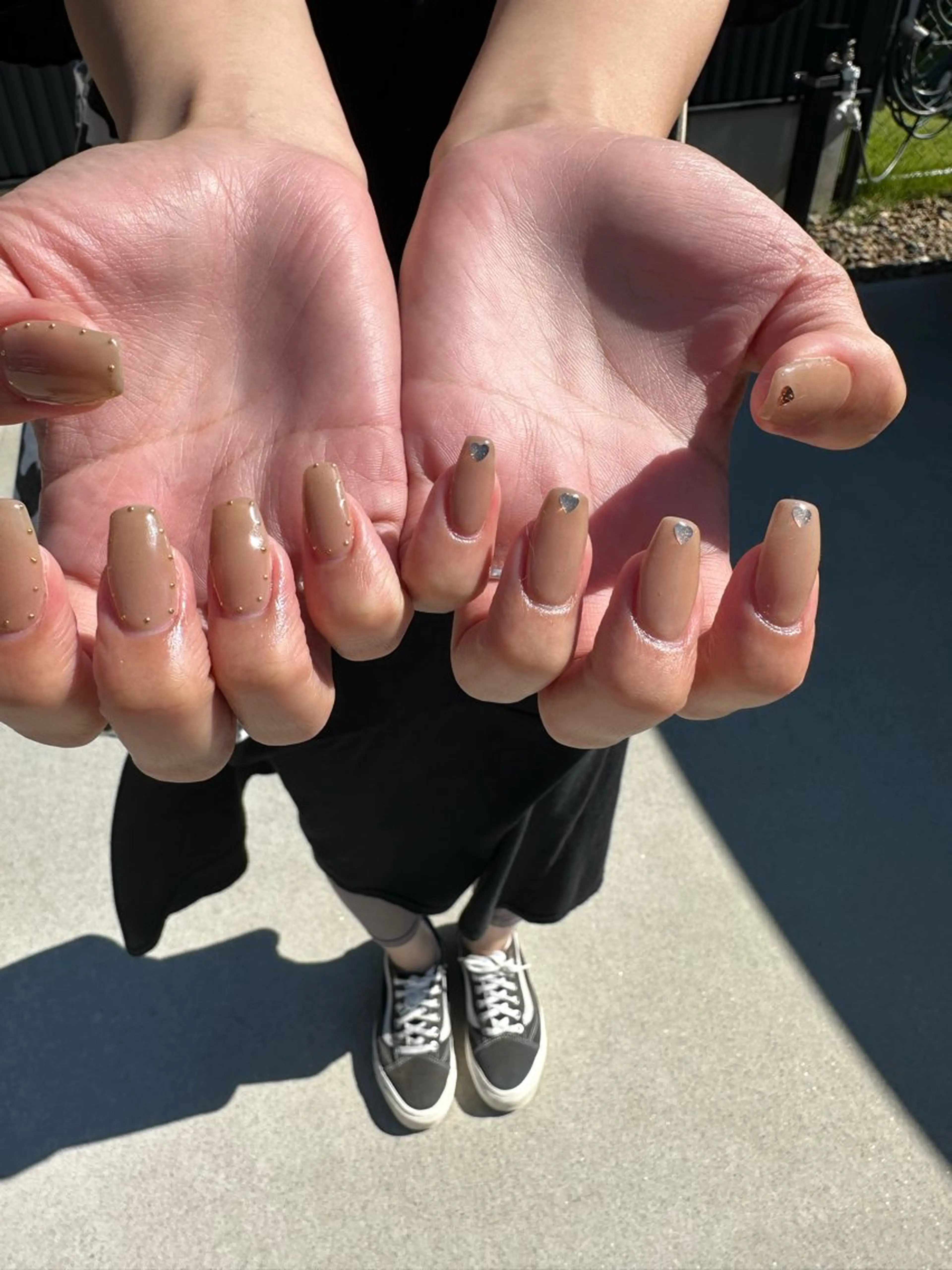 ネイル ハート オフィスネイル シンプルネイル nailroom Anmie.のネイルデザイン