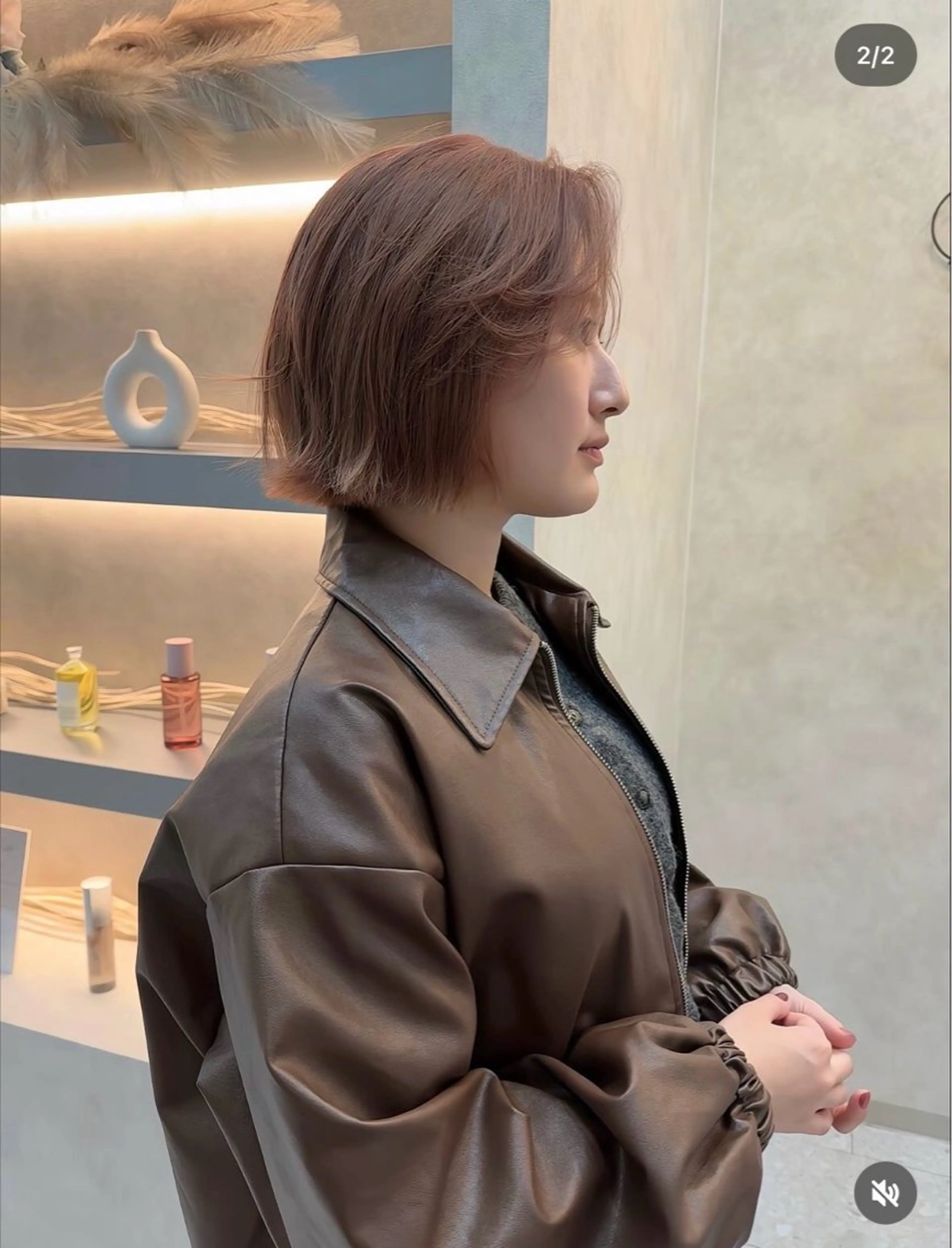 ミディアム カラー 髪質改善/札幌/大通 店長 ヨシカワアツシのヘアスタイル