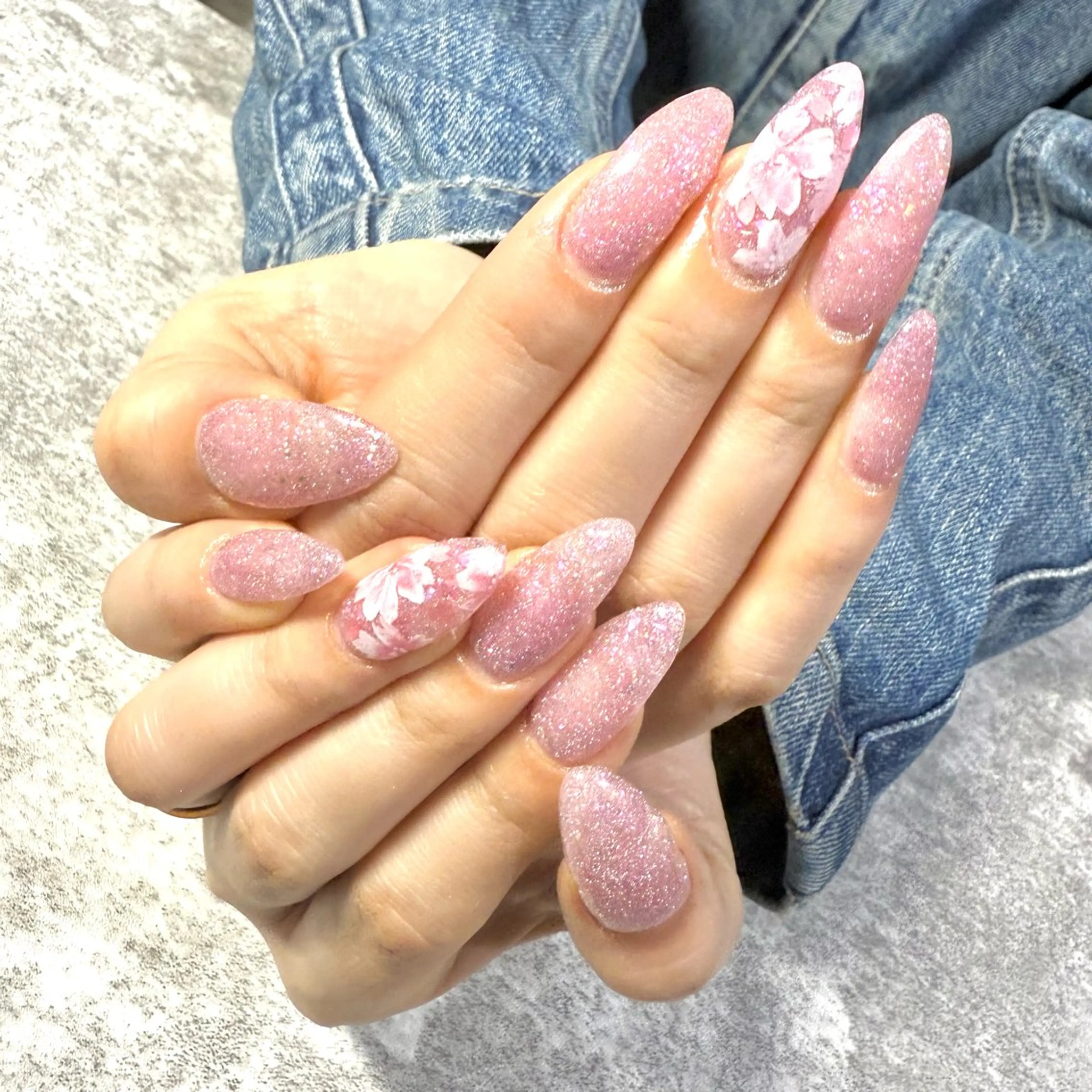 ネイル 桜ネイル ハンドネイル ★Rinail... .のネイルデザイン