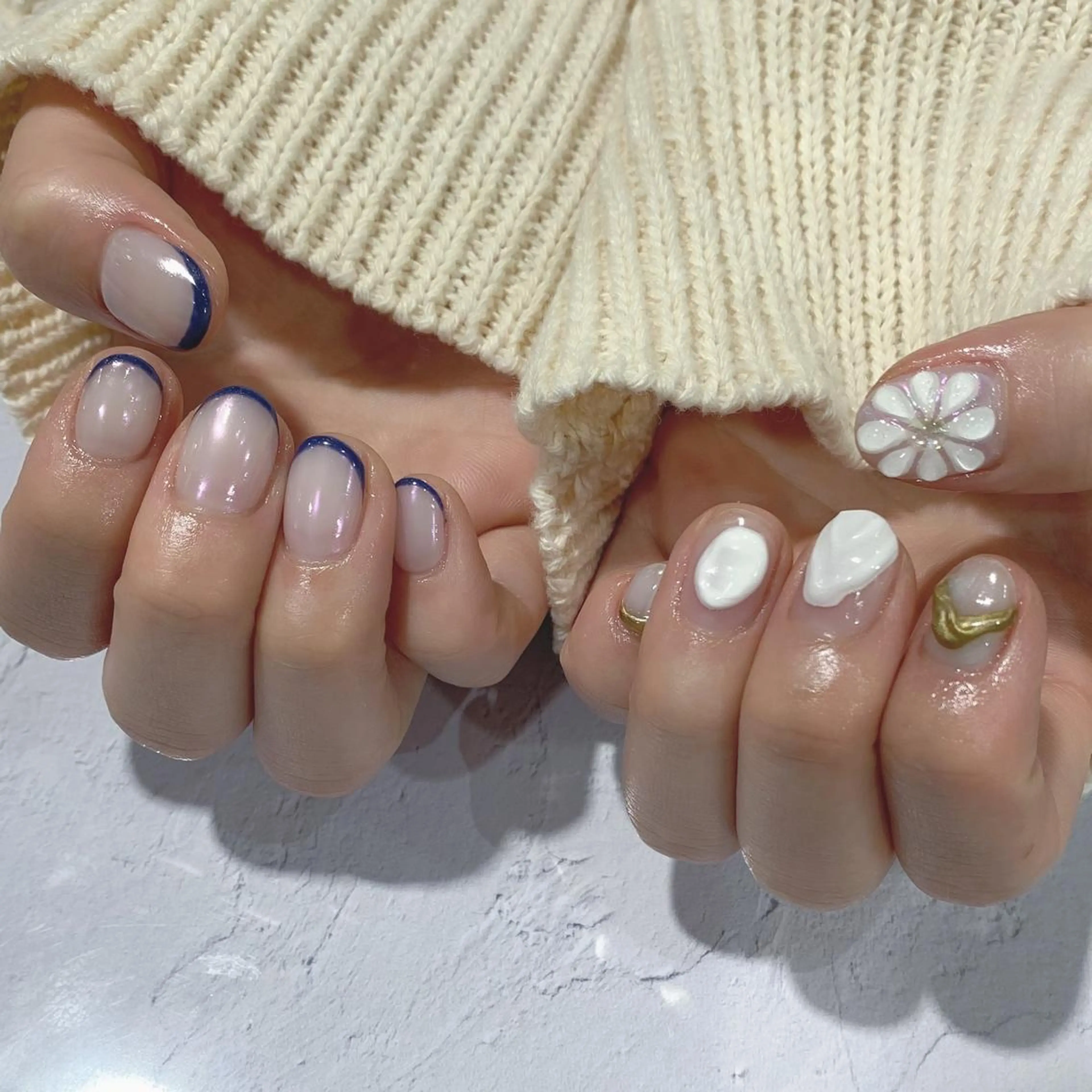 ネイル 持ち込み 鈴木 まゆのネイルデザイン