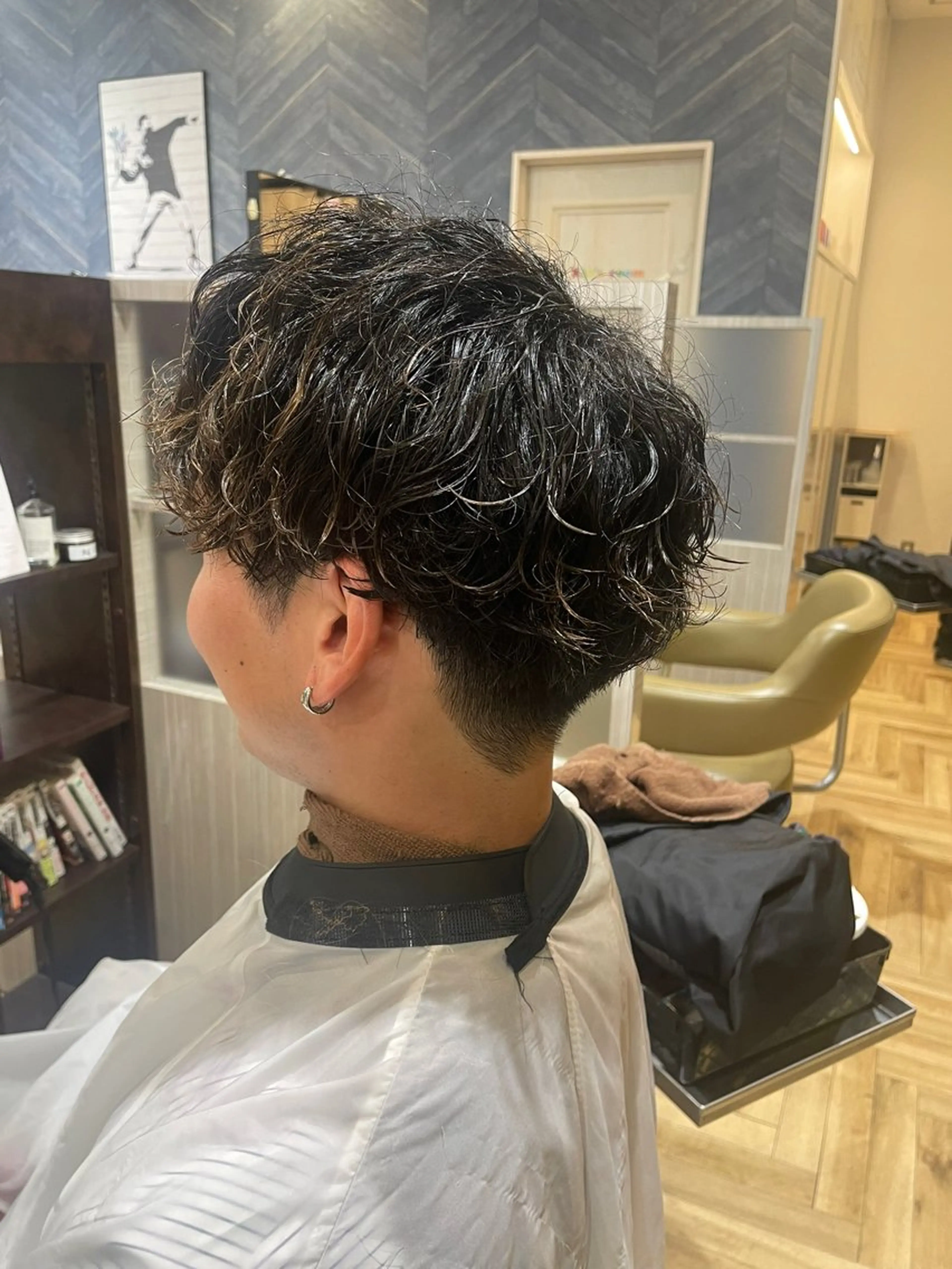 パーマ カット パーマ 中村 誠也のヘアスタイル