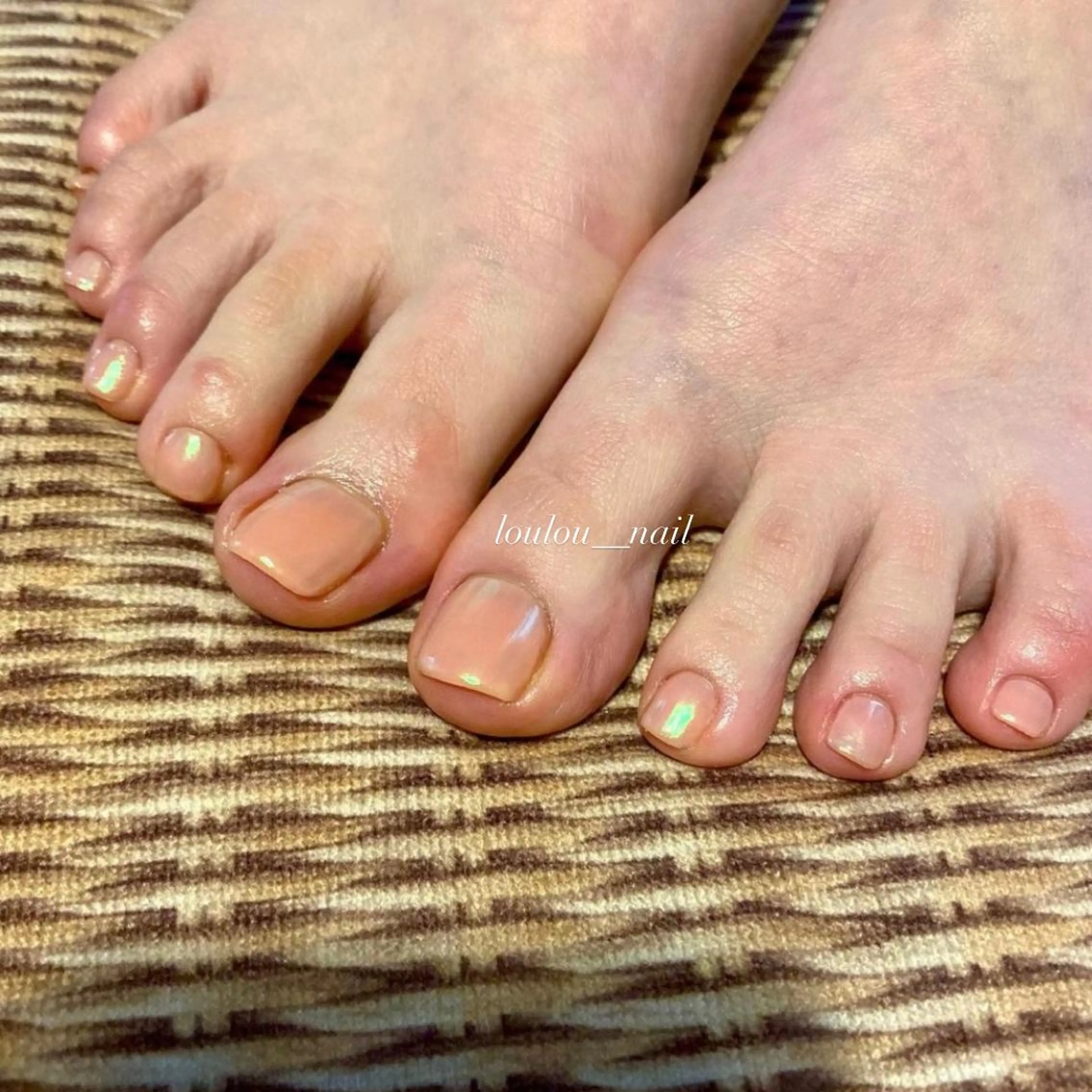 【フット】ワンカラー(オフ*・オイルケア込み)の写真