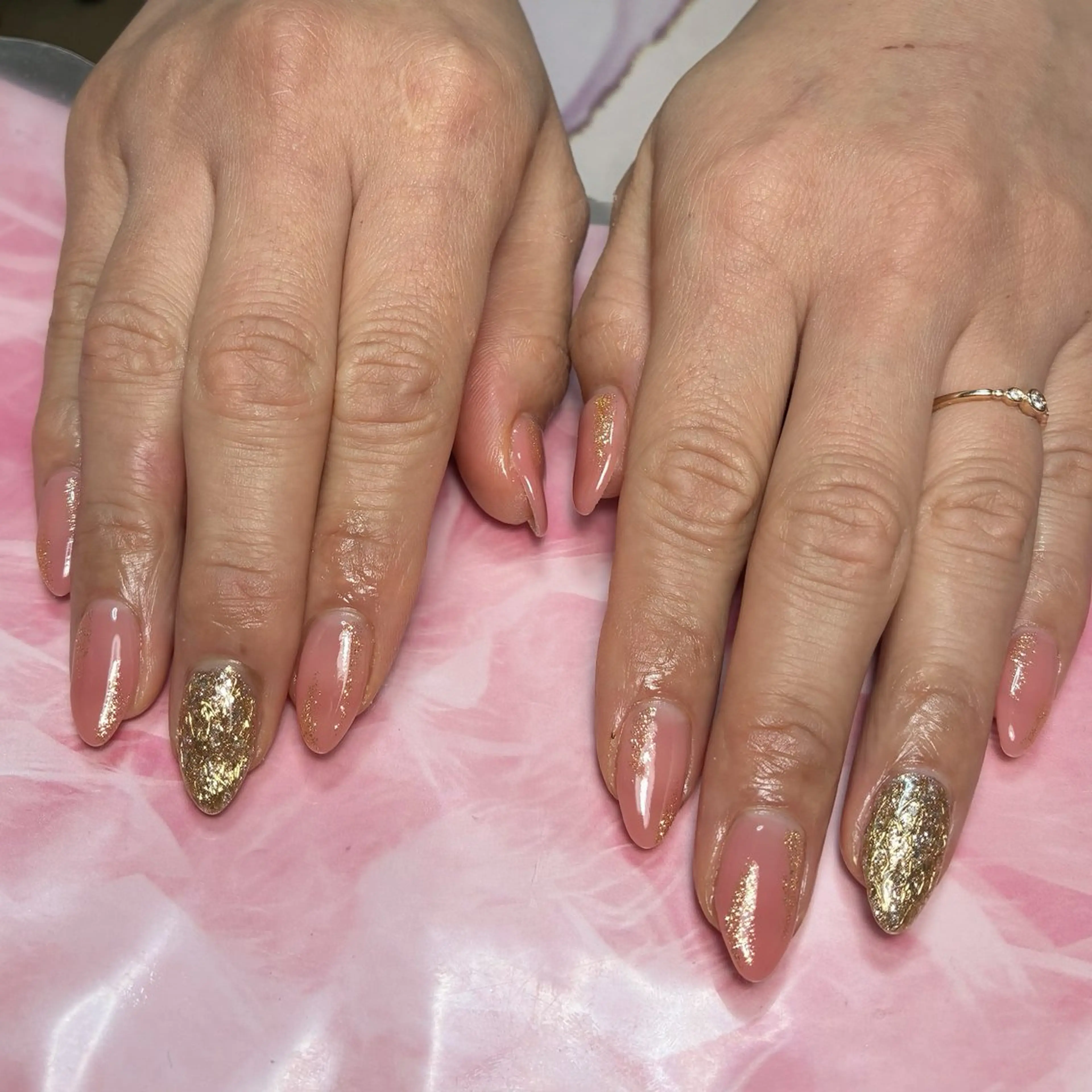 ミディアム ハンドネイル hs nail salonのネイルデザイン