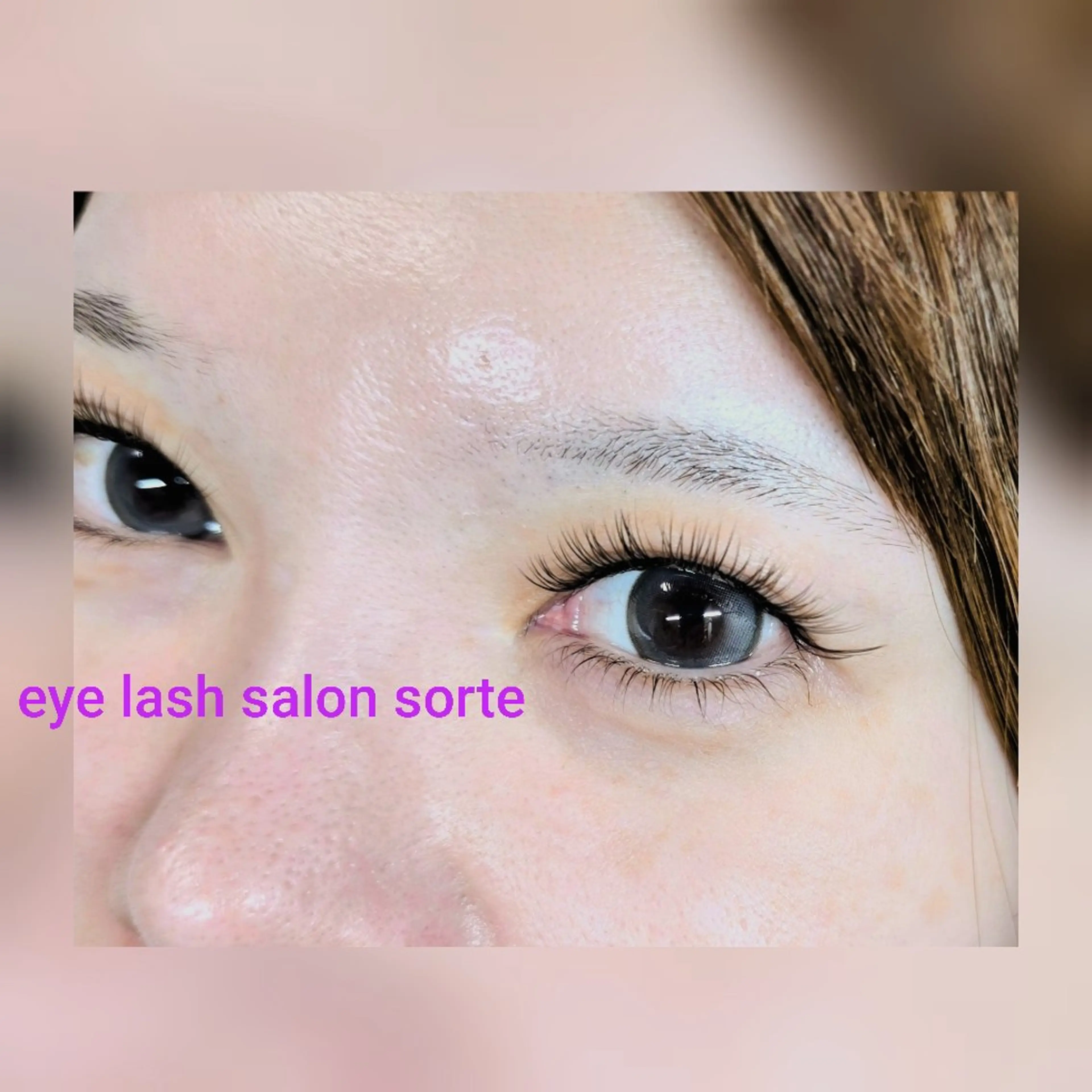 マツエク・マツパ 下まつげエクステ 一重×まつ毛パーマ マツエク eye salon sorteのマツエク・マツパデザイン