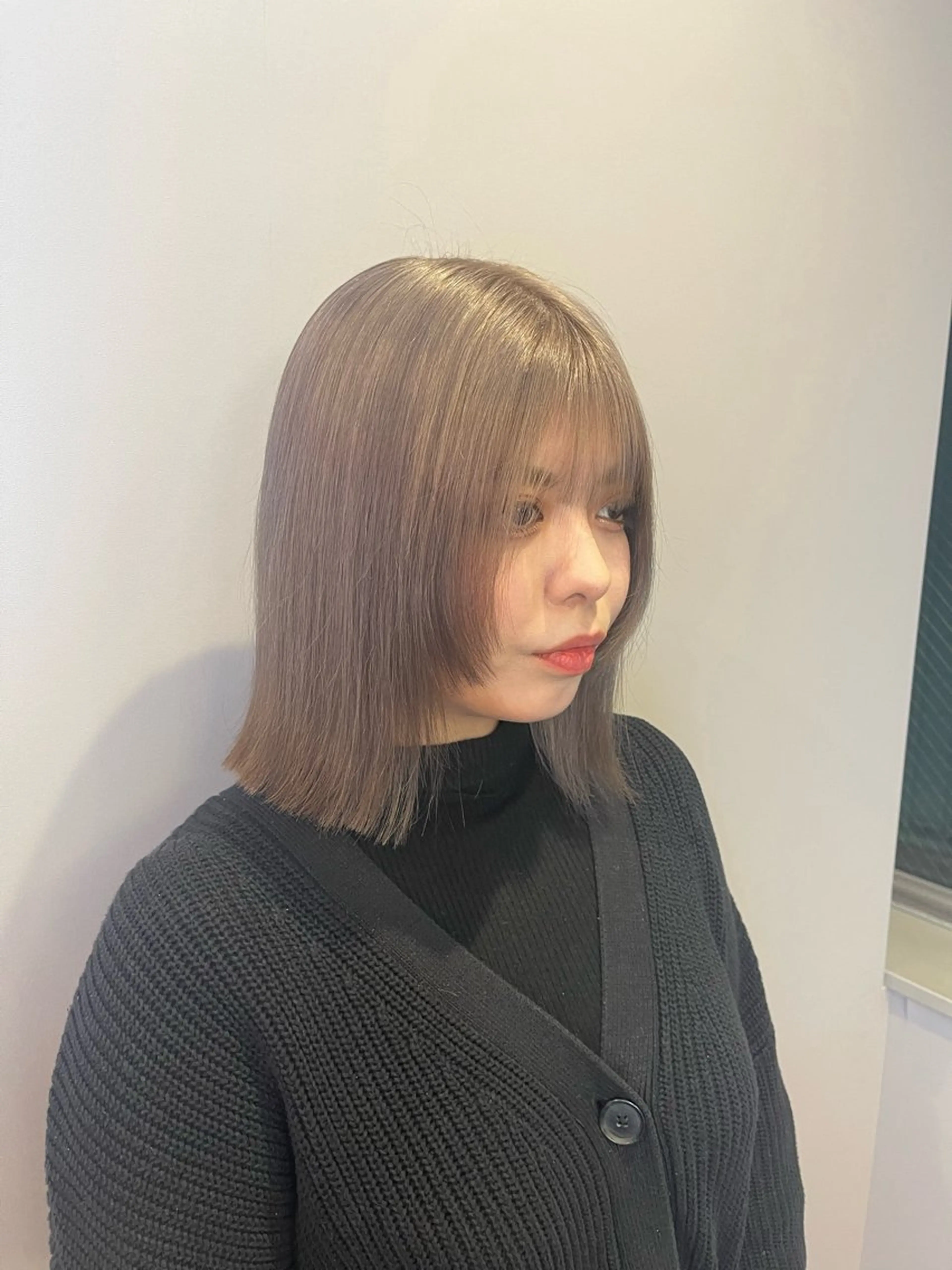 ミディアム カラー ベージュカラー カット ヘアカラー トリートメント 透明感カラー/艶髪/ エクステ/HIROのヘアスタイル