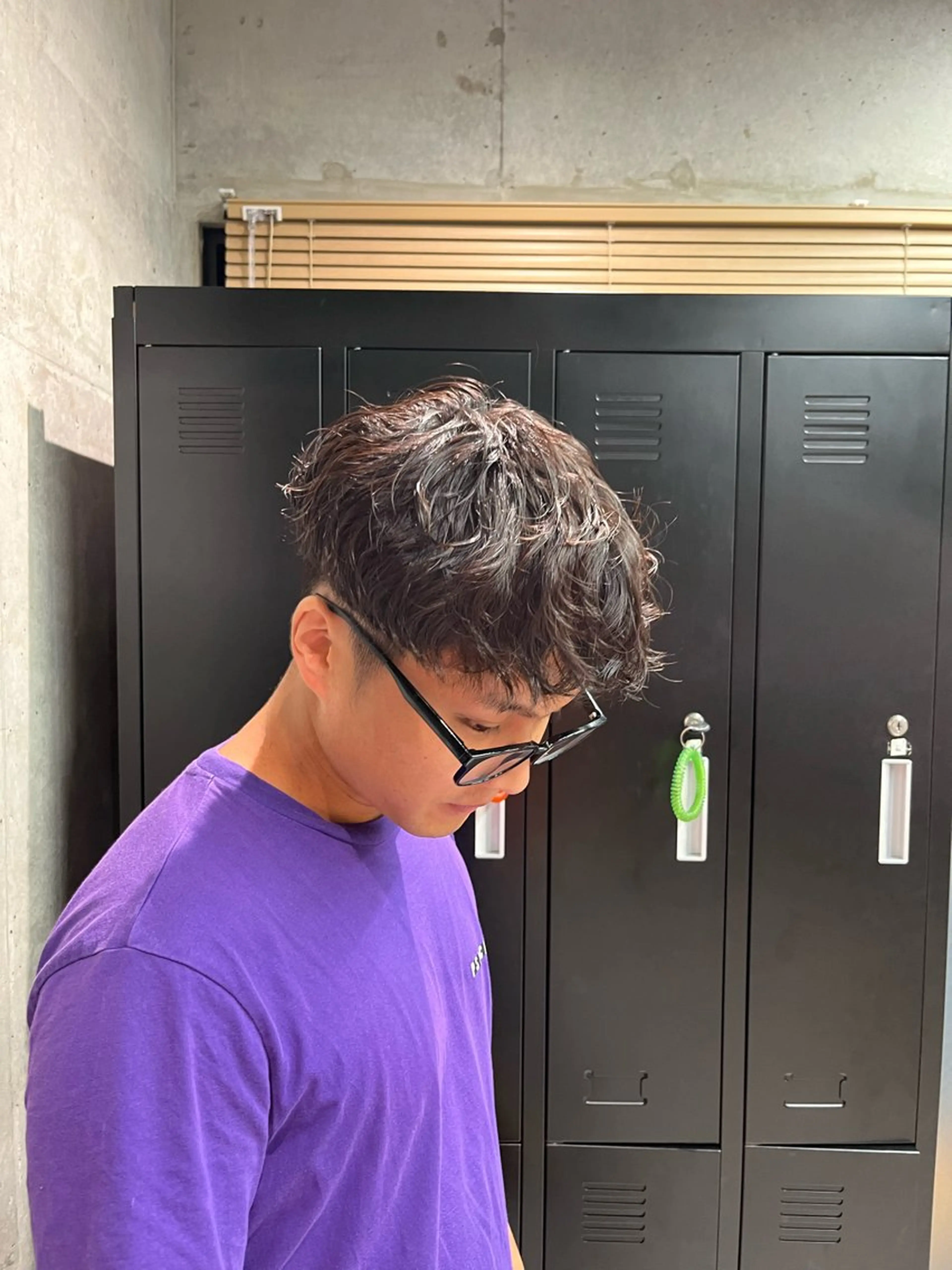 パーマ メンズ モデルカット募集中！ 飯野友喜のヘアスタイル
