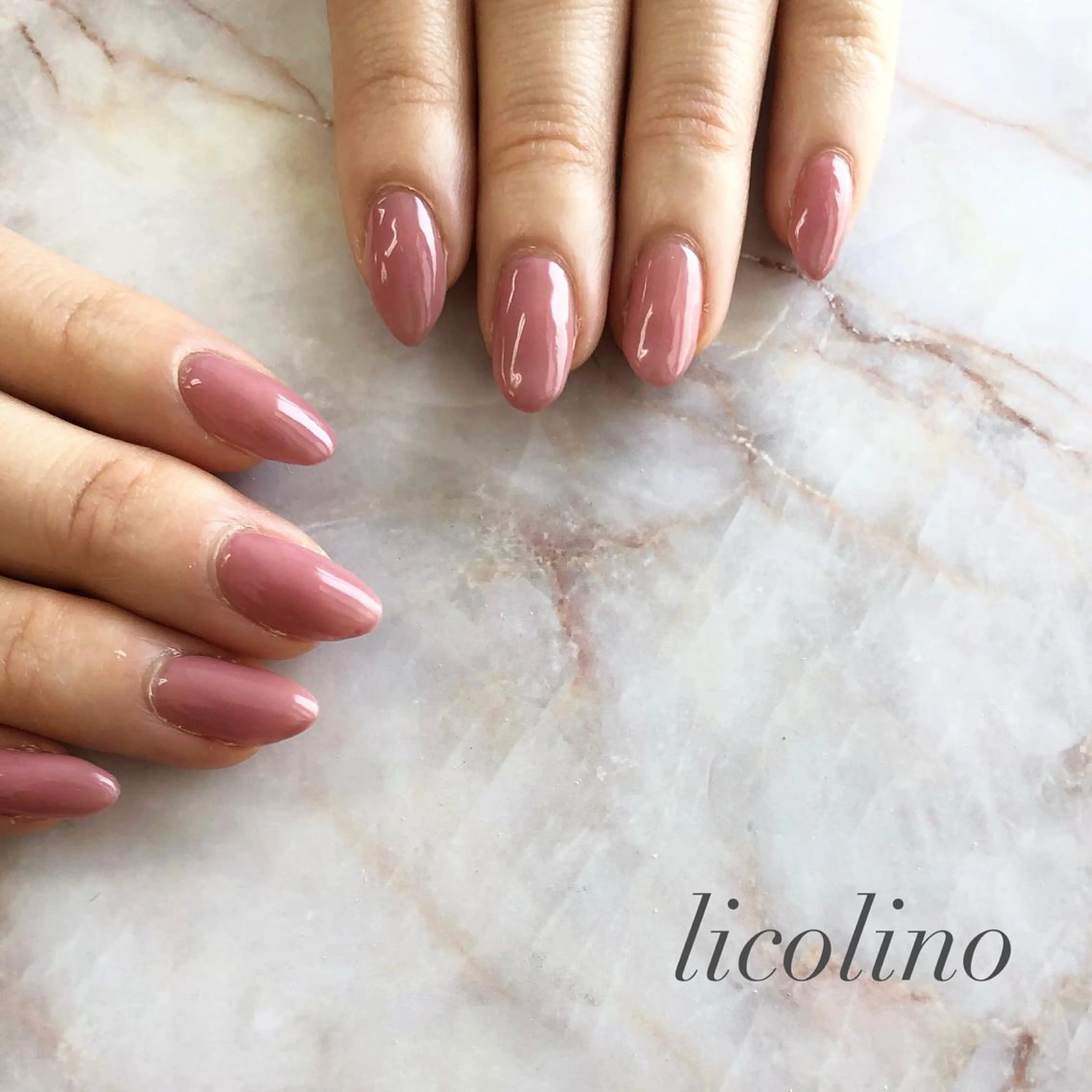 ネイル ワンカラーネイル licolino所属・nailsalon Honeymeのネイルデザイン