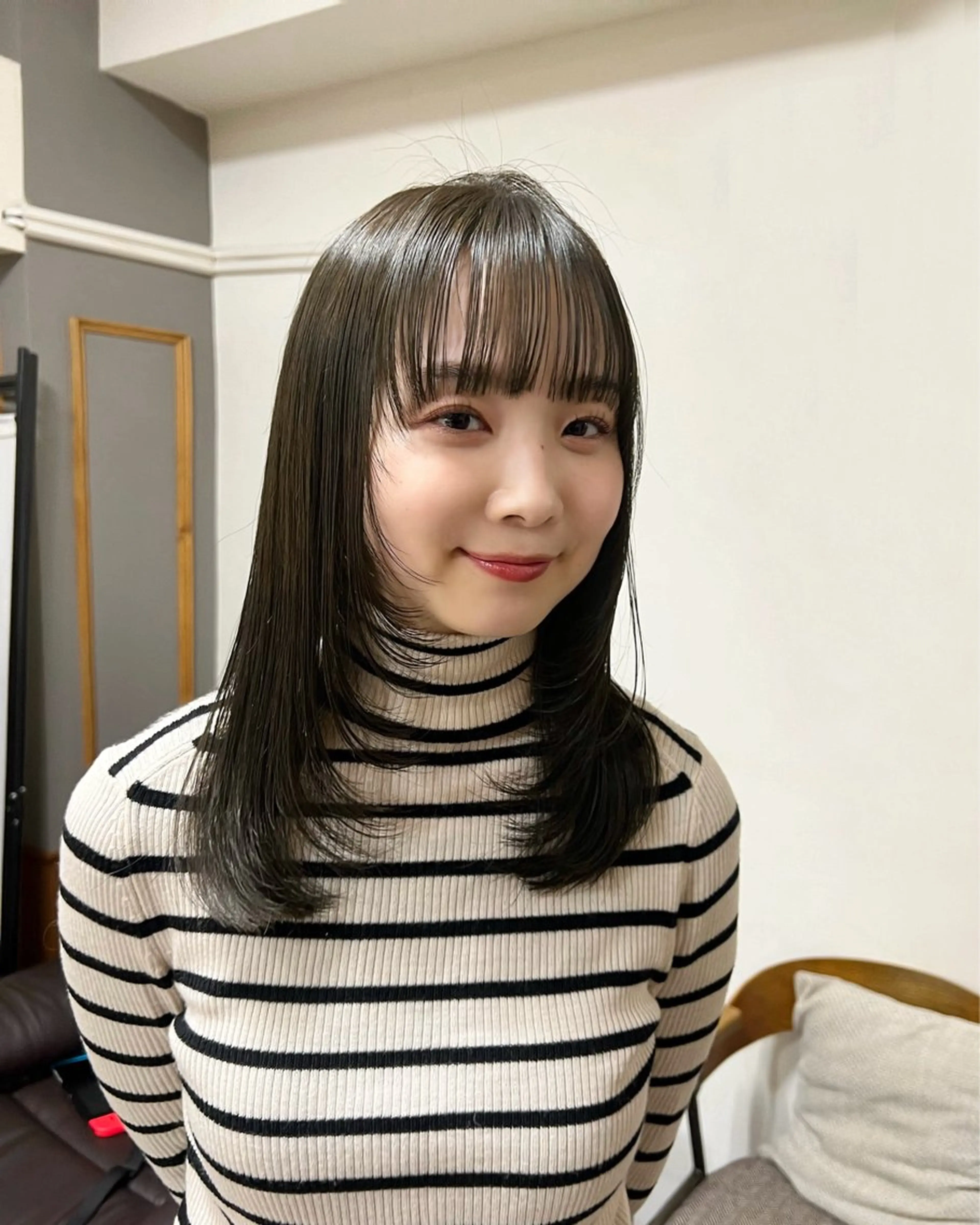 ロング カラー カット ヘアカラー トリートメント まろやか透明感カラー ♡MANAのヘアスタイル