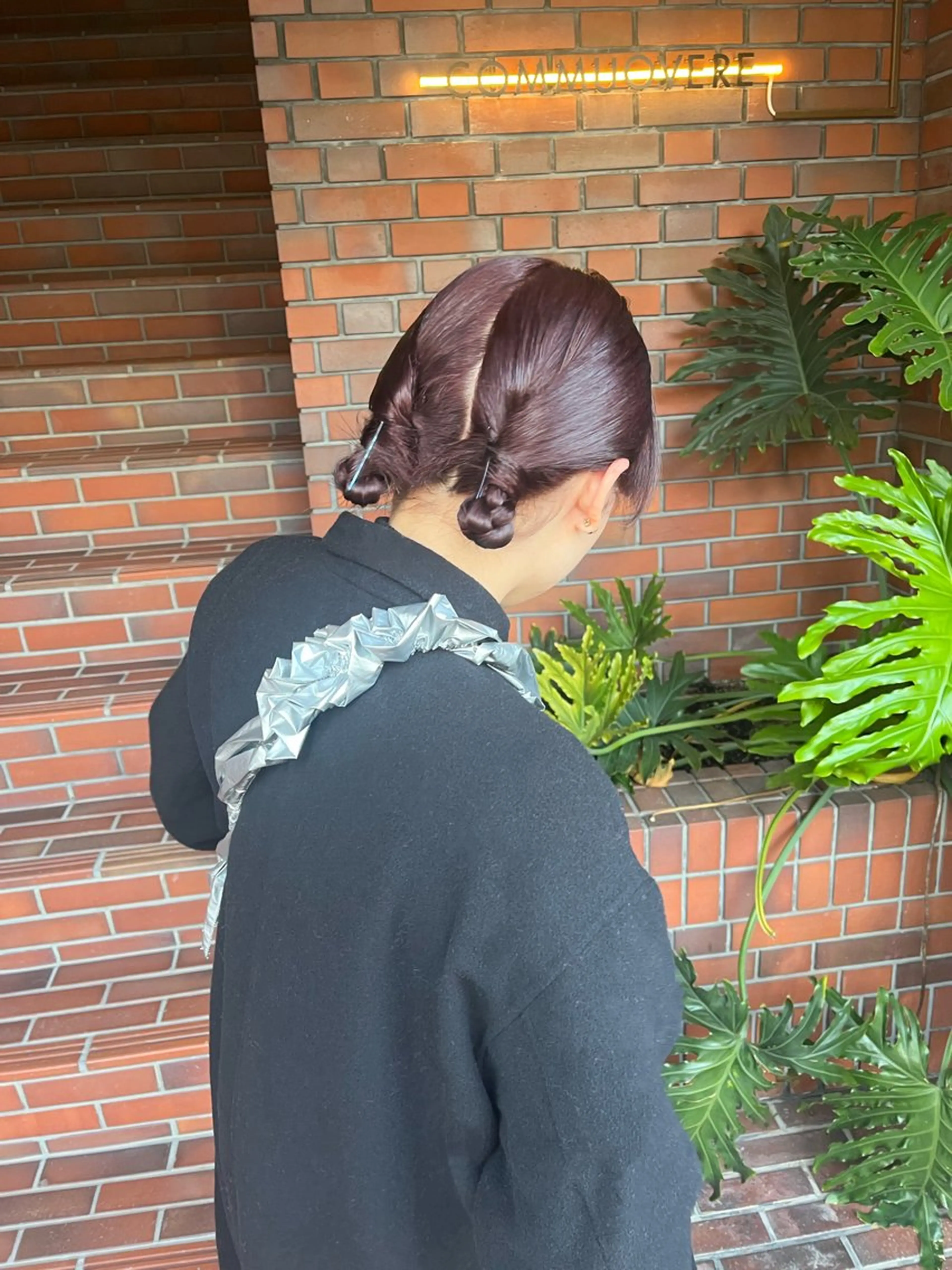 カラー レッドカラー ヘアカラー 凜 (りん)のヘアスタイル