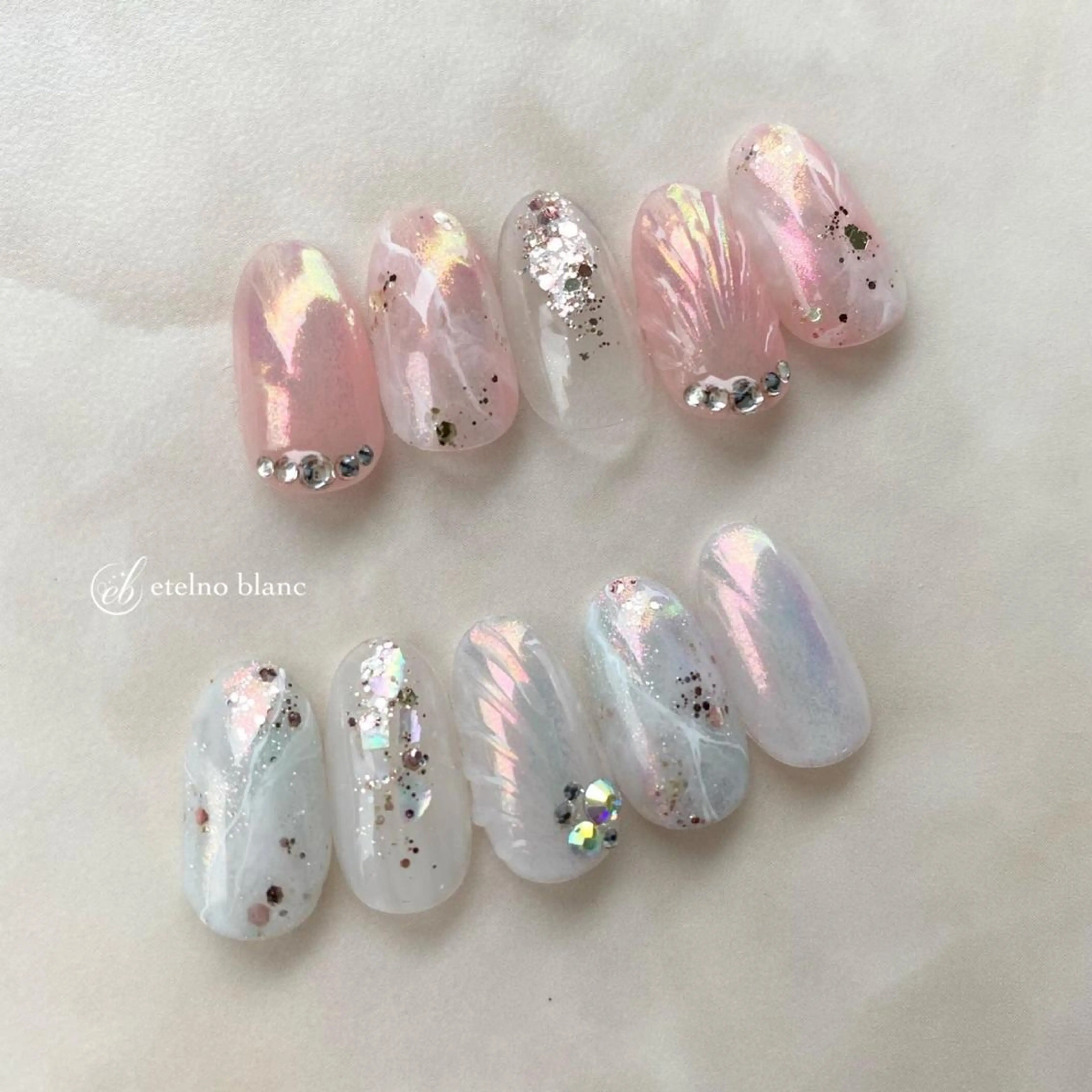 ネイル etelno blanc中目黒のネイルデザイン