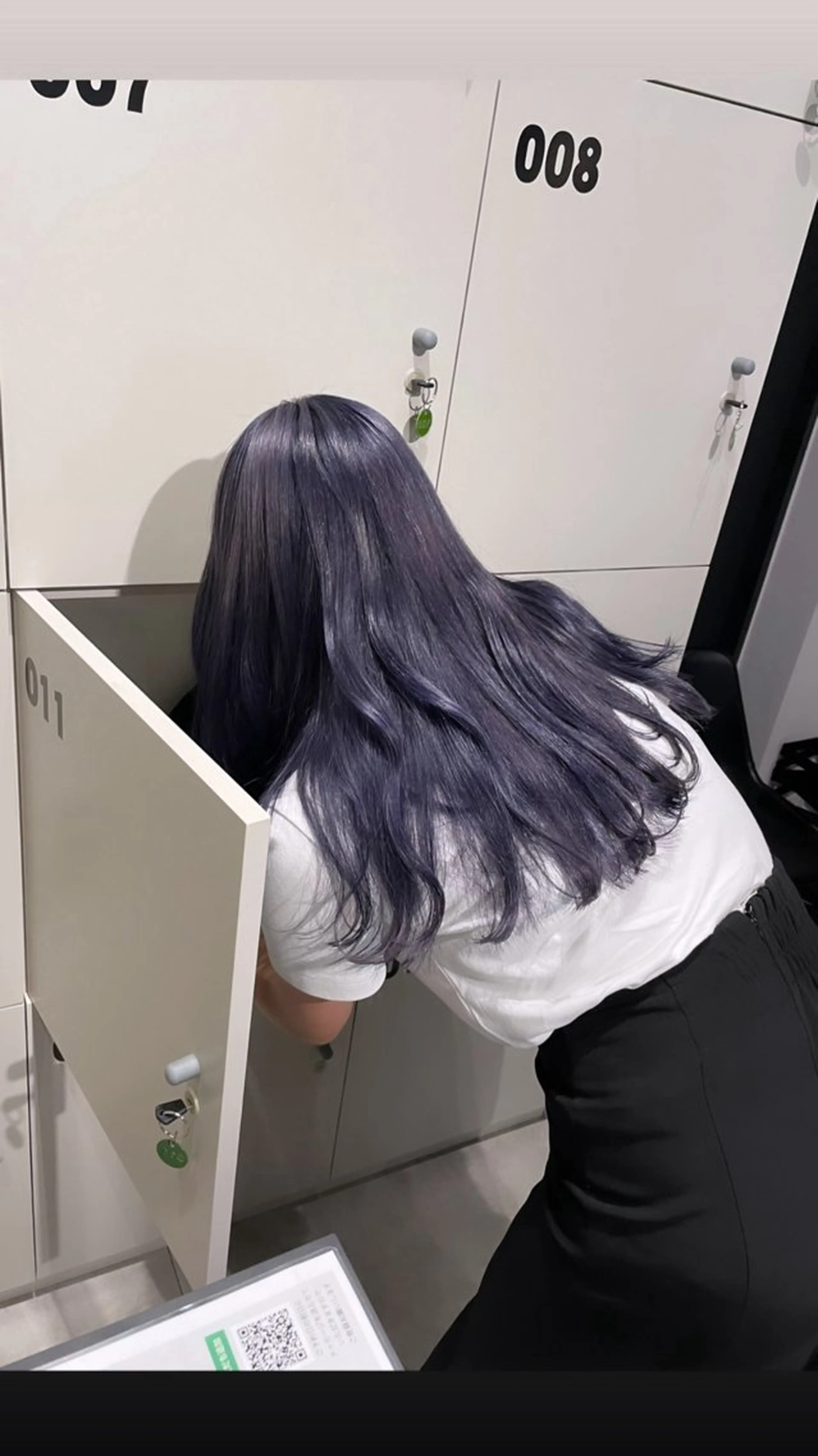 ミディアム カラー パープルカラー ヘアカラー トリートメント ブリーチ👩‍🦳/ ‪✂︎MANAMIのヘアスタイル