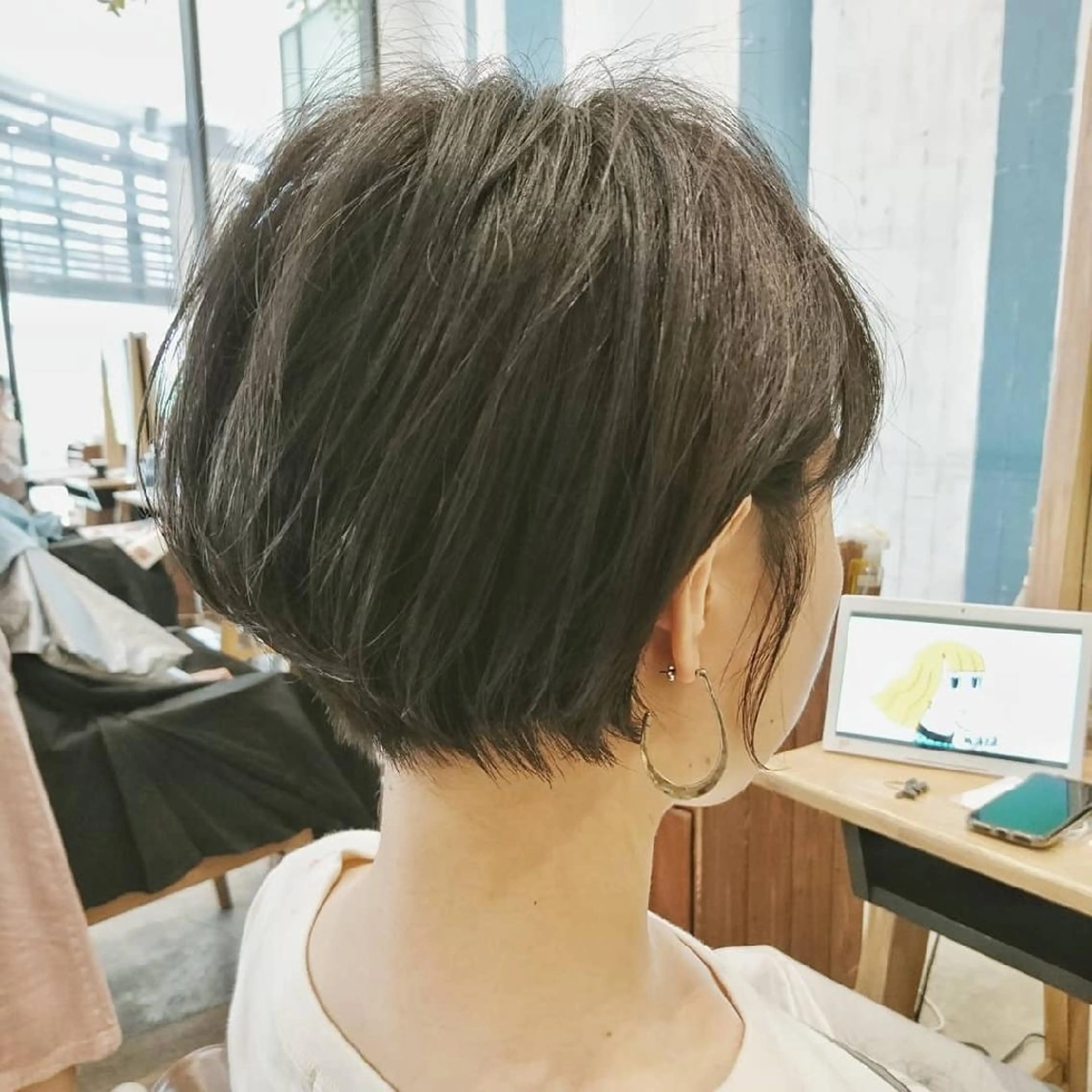 ショート カラー youres hair はなれ店所属・最高峰🌈髪質改善 縮毛矯正💖後藤のヘアスタイル