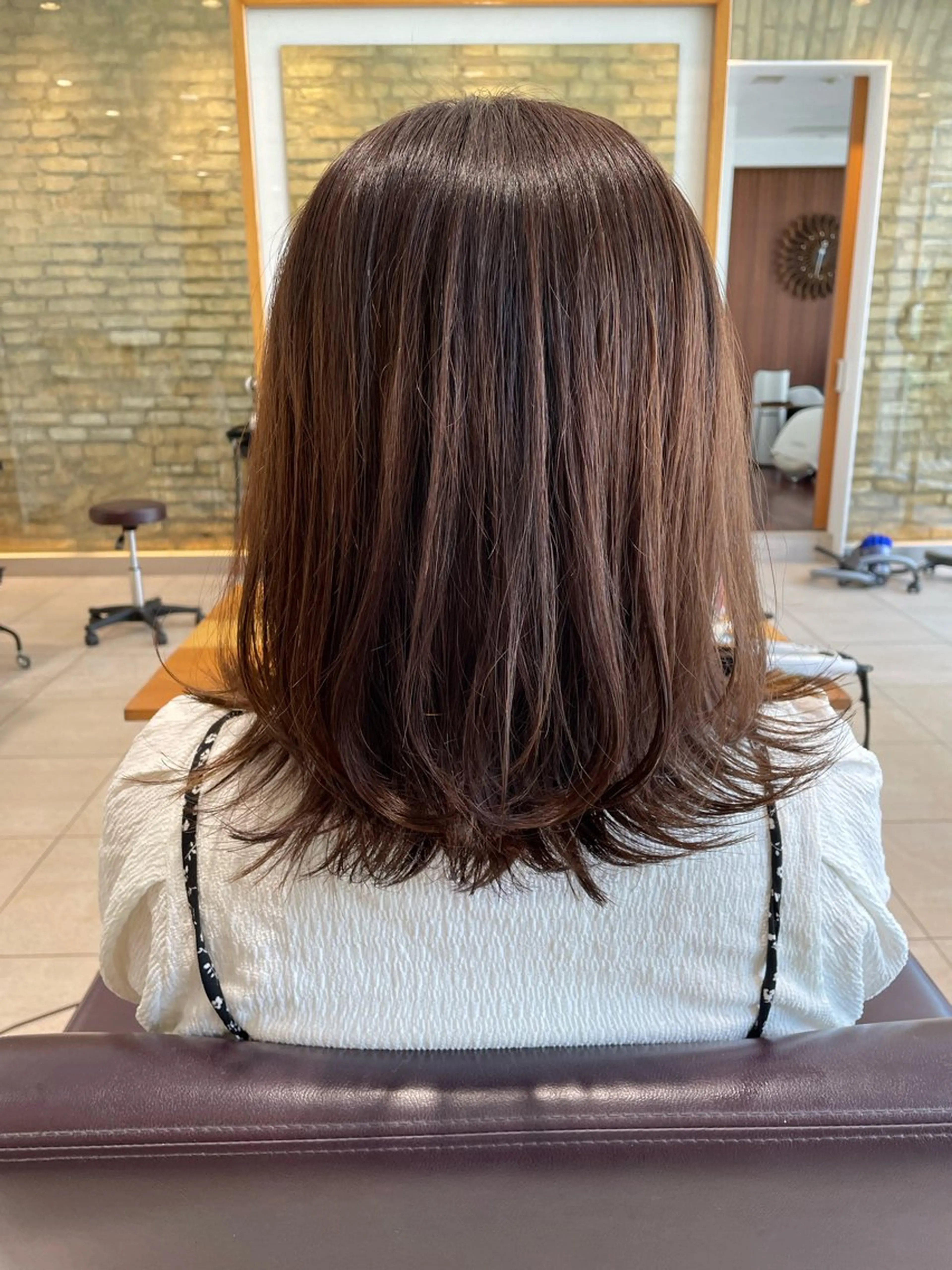 ミディアム 🌈外ハネボブ🌈 TAIGA🐯のヘアスタイル