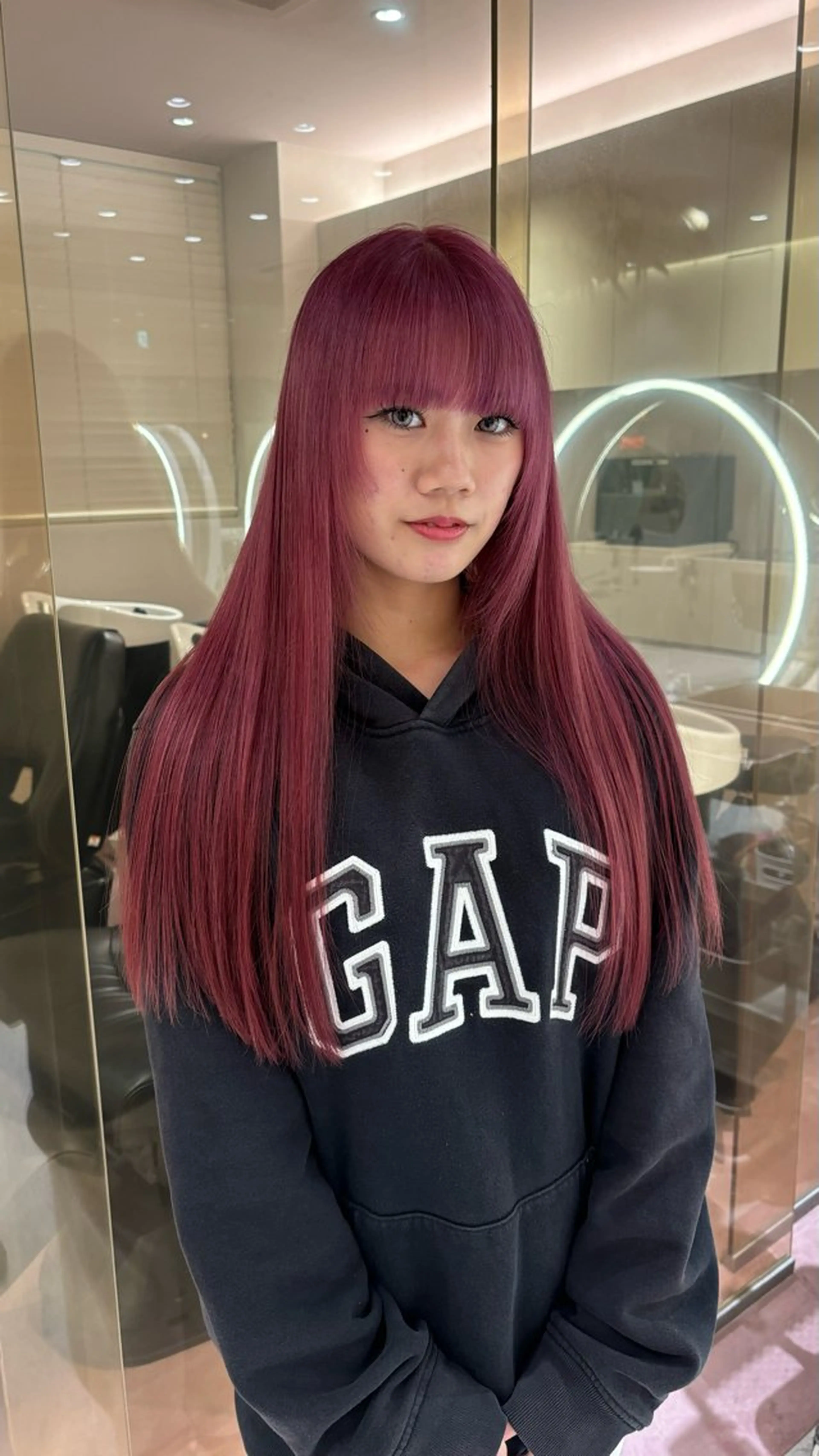カラー mile所属・mile ちなつのヘアスタイル