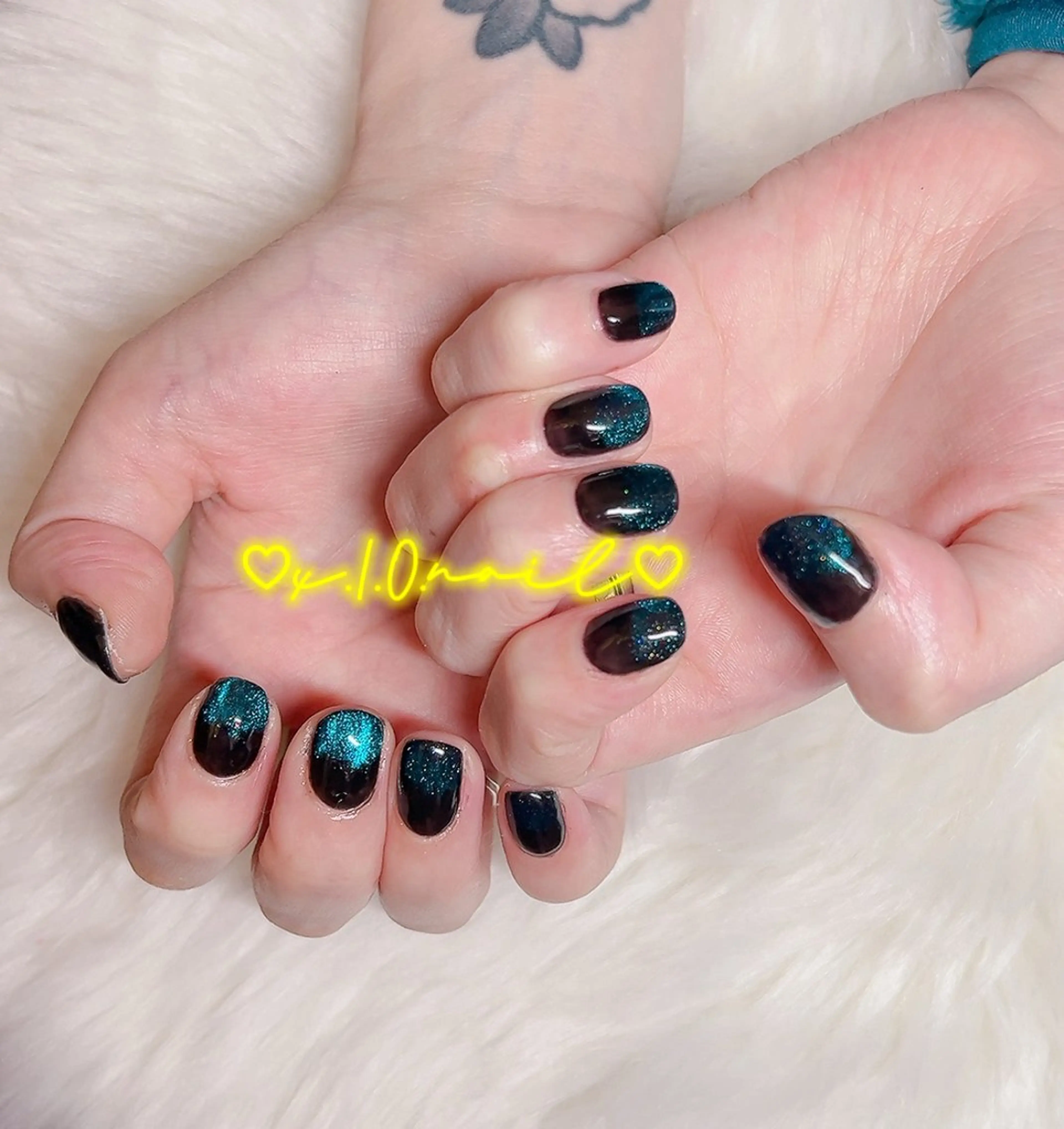 ネイル アニマル柄 アートネイル ニュアンスネイル ネイルチップ x.1.0.nail ♡Cのネイルデザイン